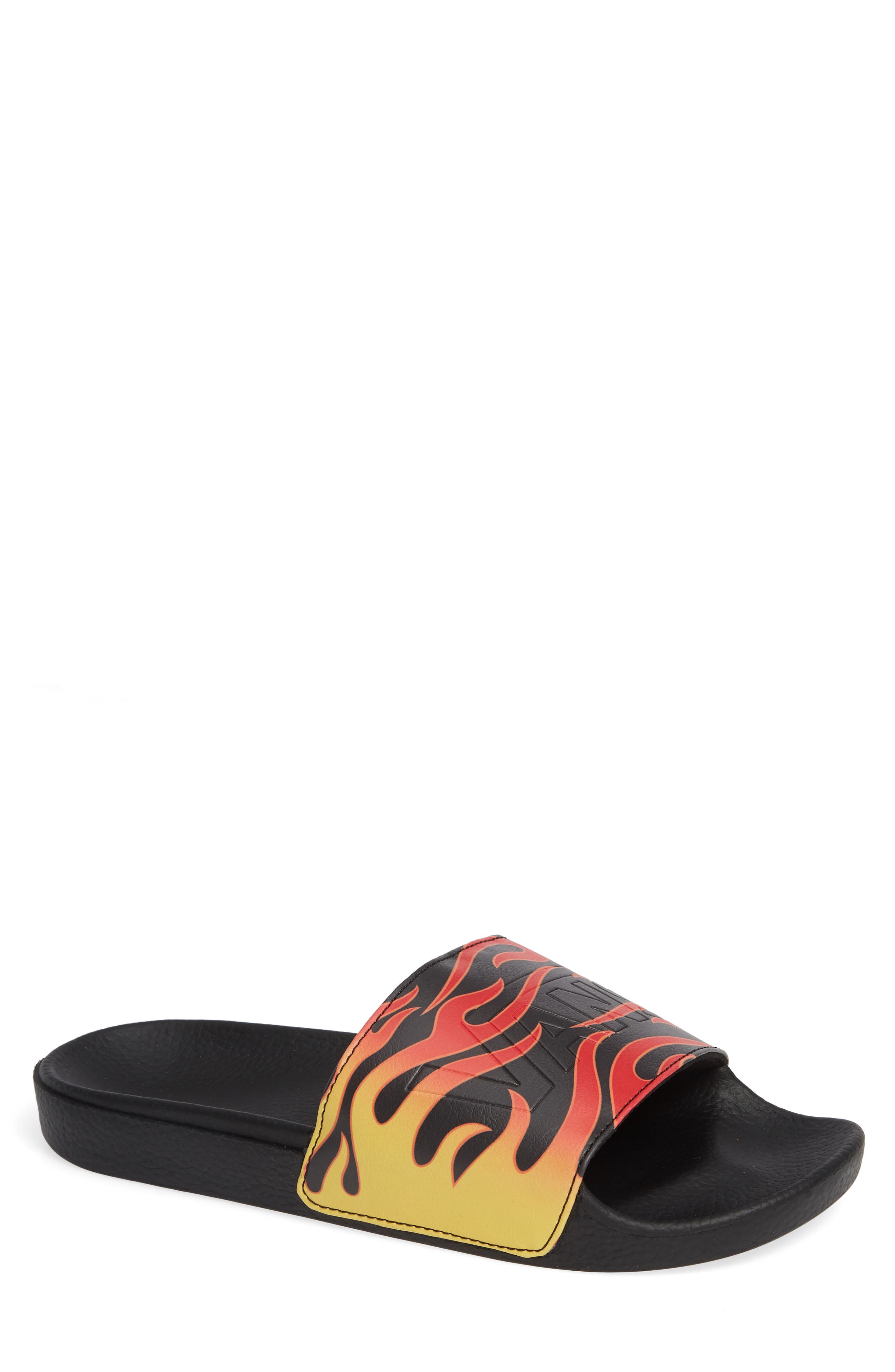 vans flame slides