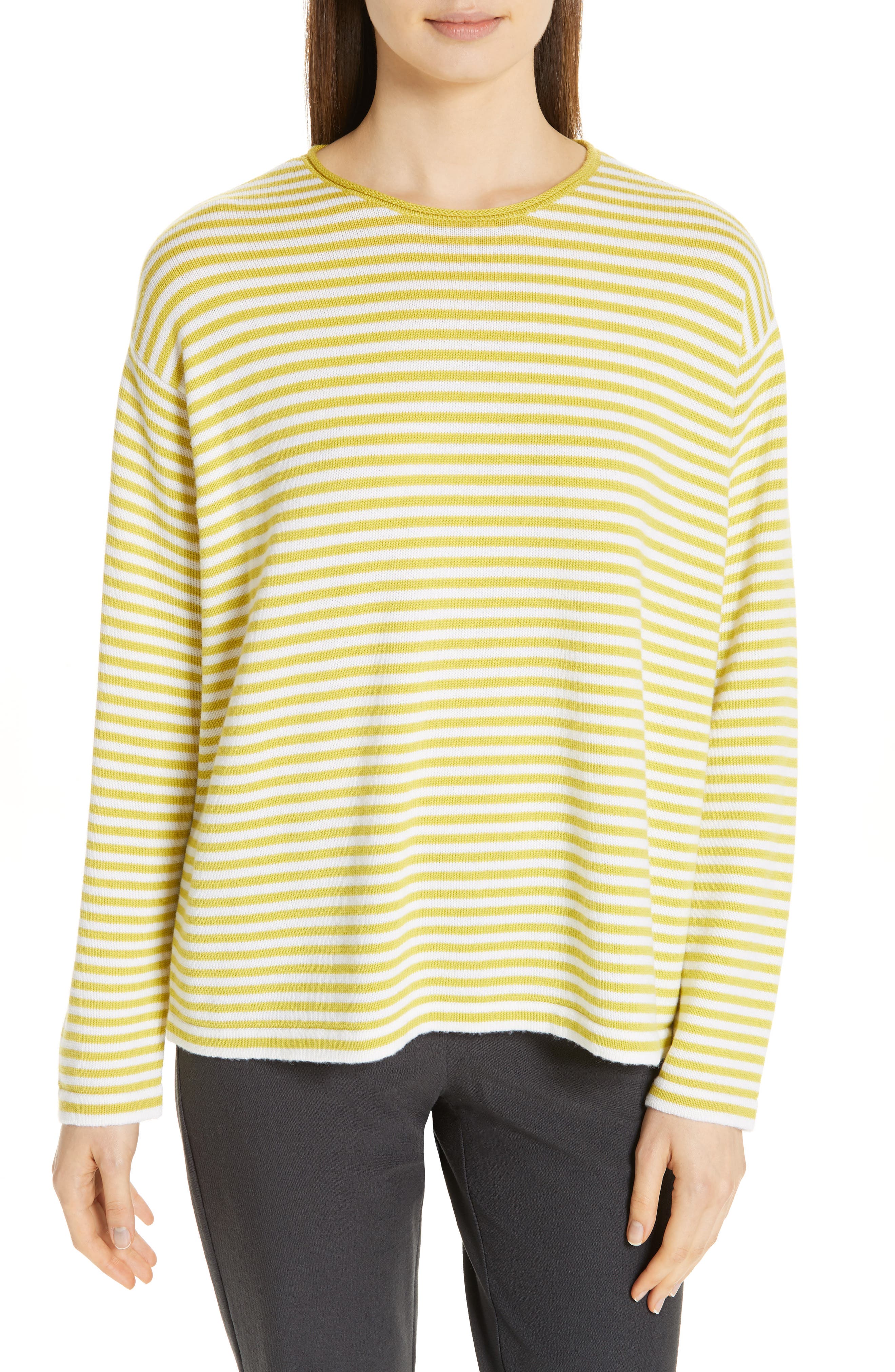 Eileen Fisher Merino Wool Sweater, White