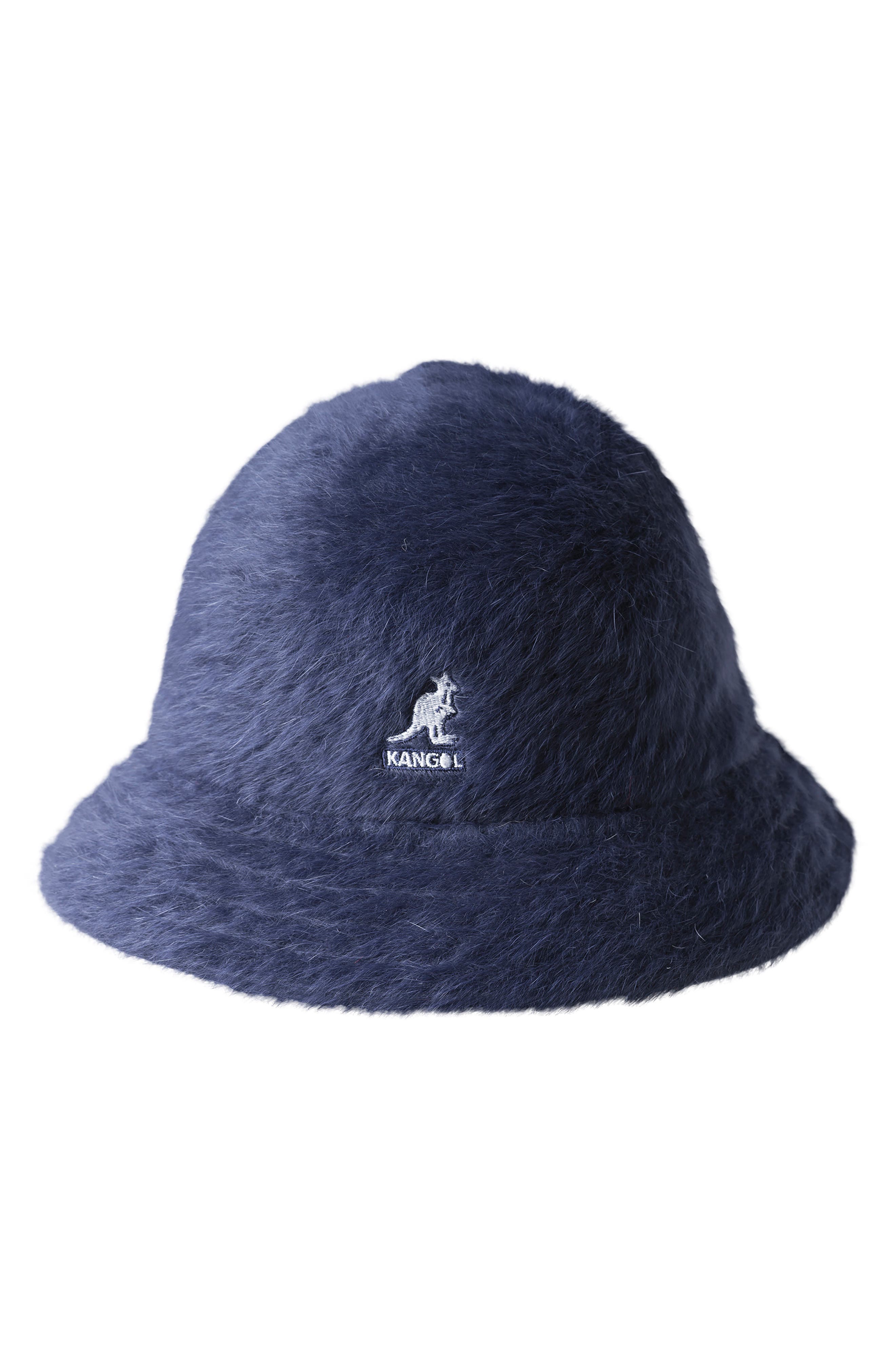 kangol fluffy bucket hat