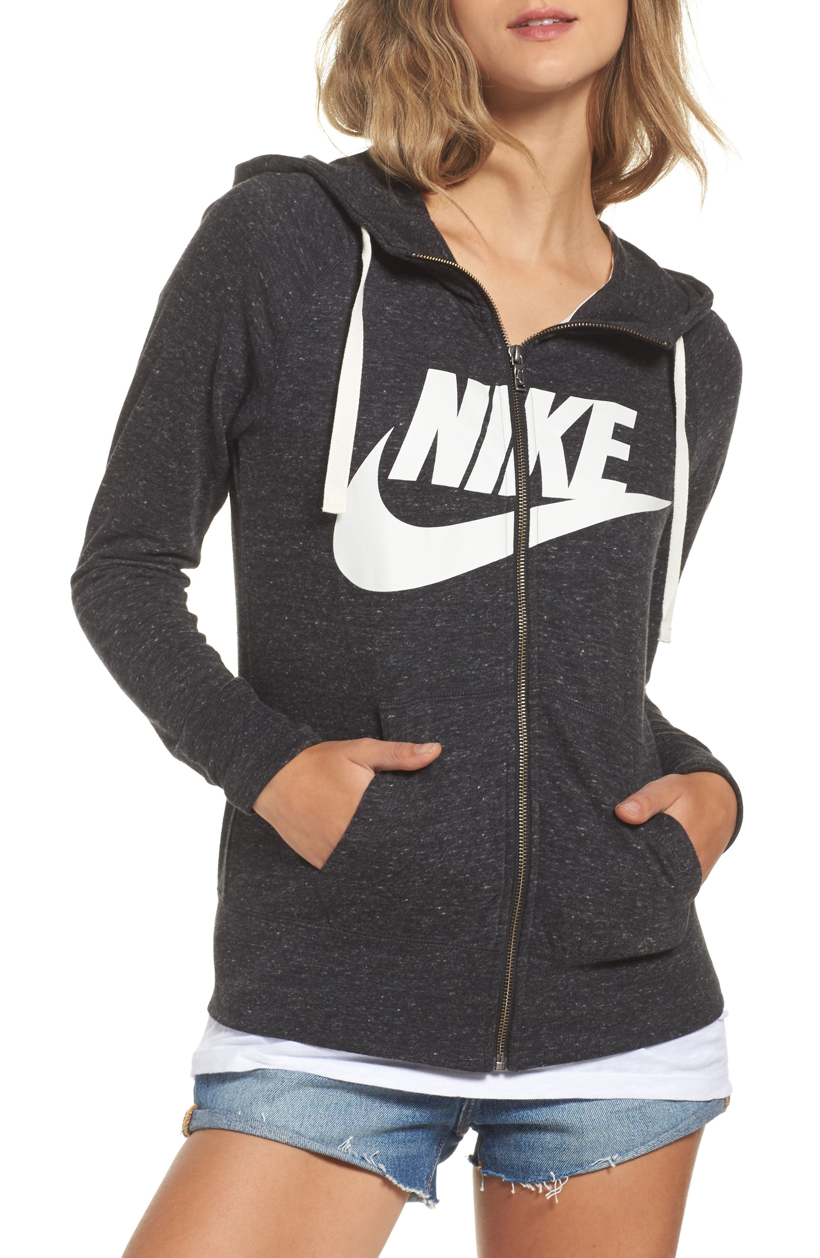 Nike Sportswear Gym Vintage Zip Hoodie Nordstrom