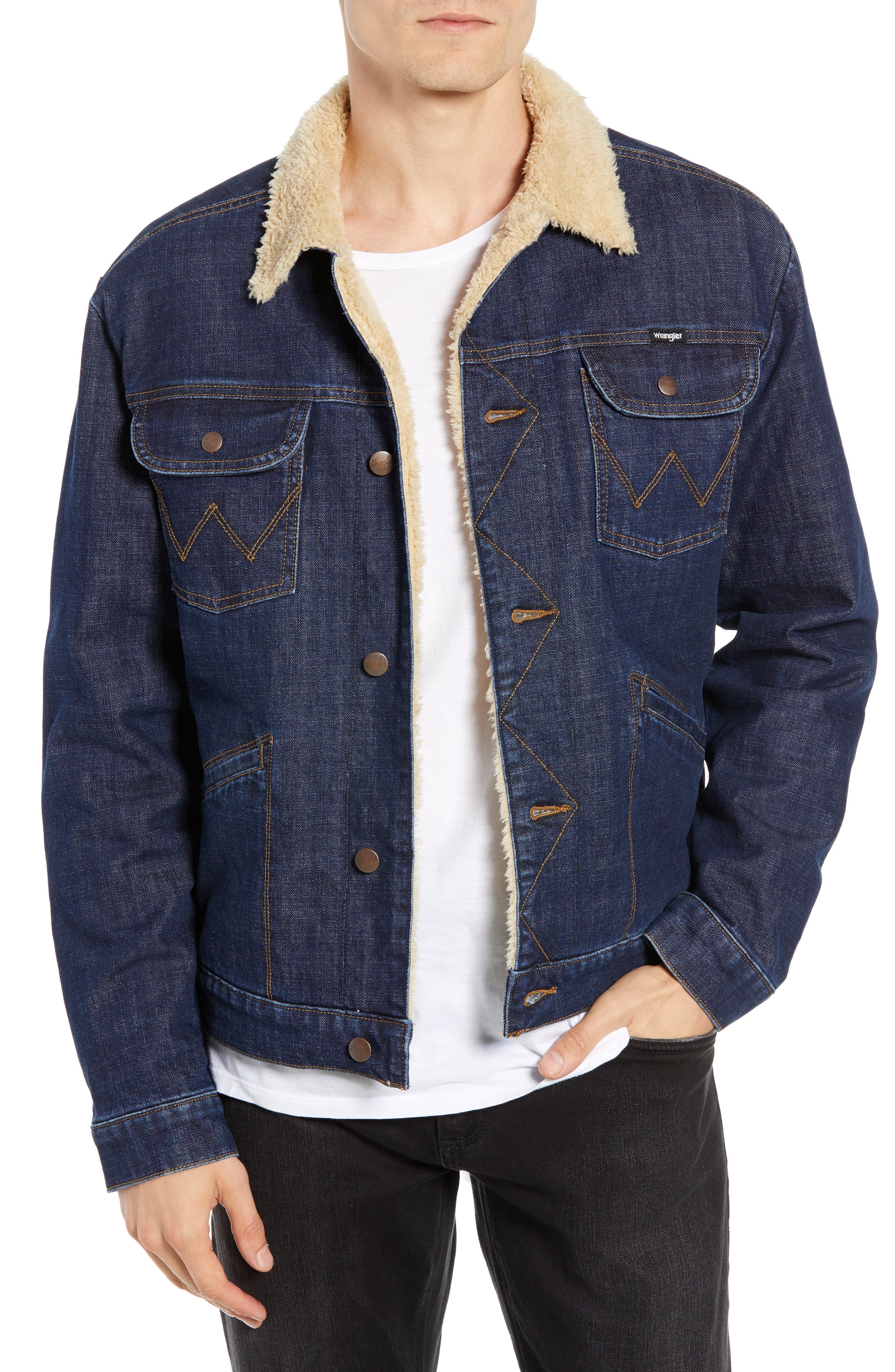 Wrangler Heritage Fleece Lined Denim Jacket