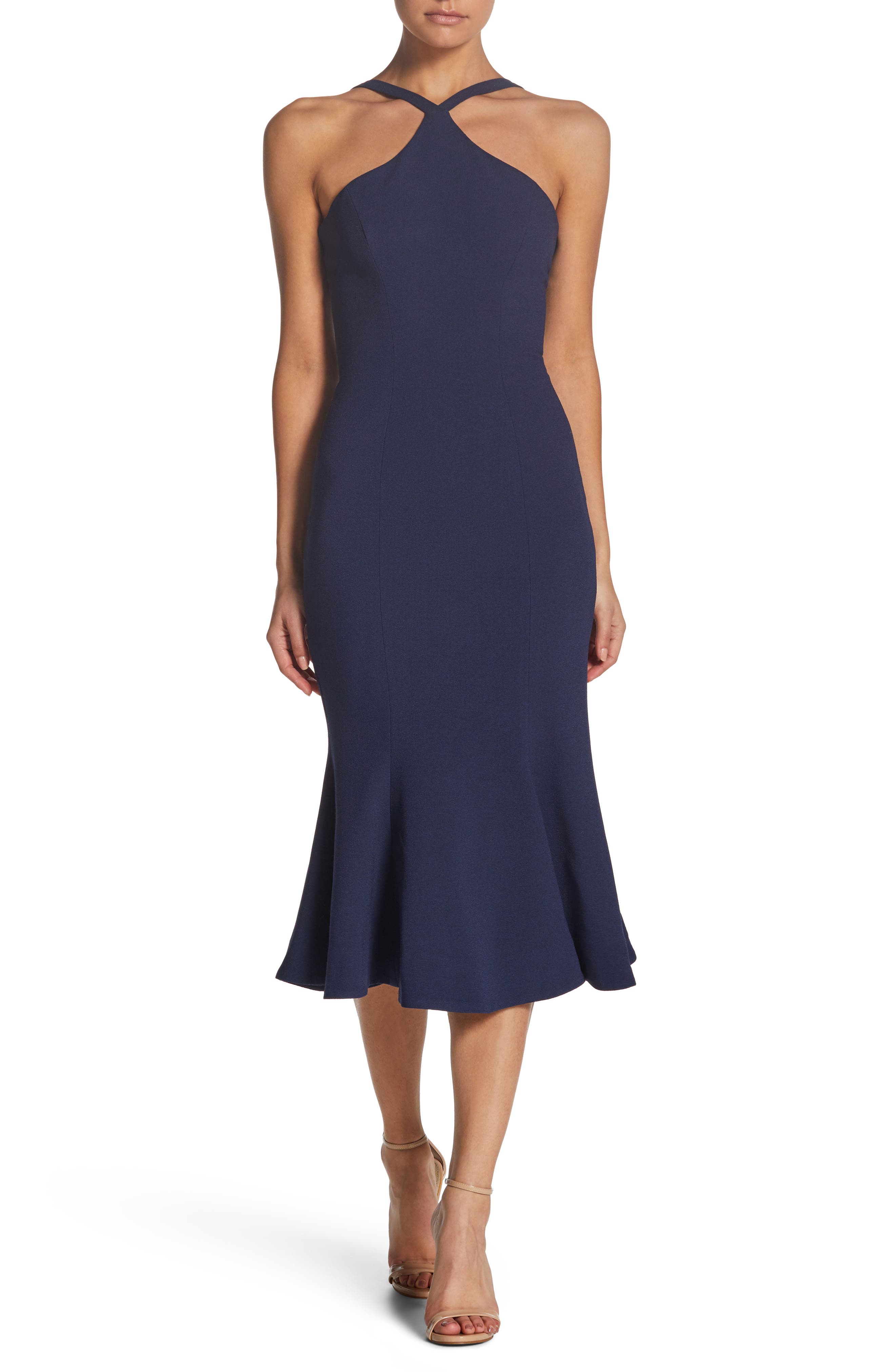 Dress The Population Tessa Crepe Mermaid Dress