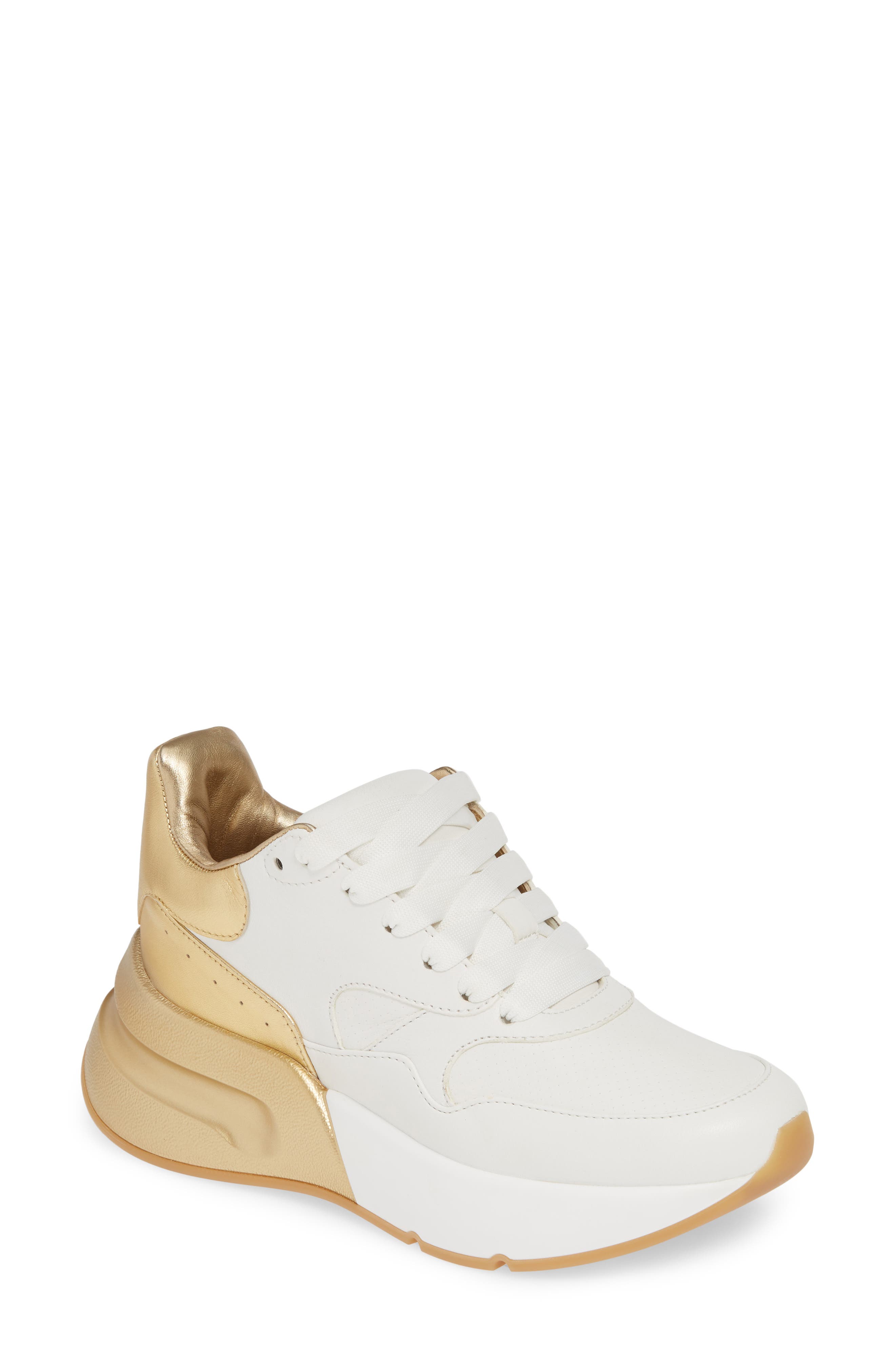 Alexander Mcqueen Platform Sneaker, White