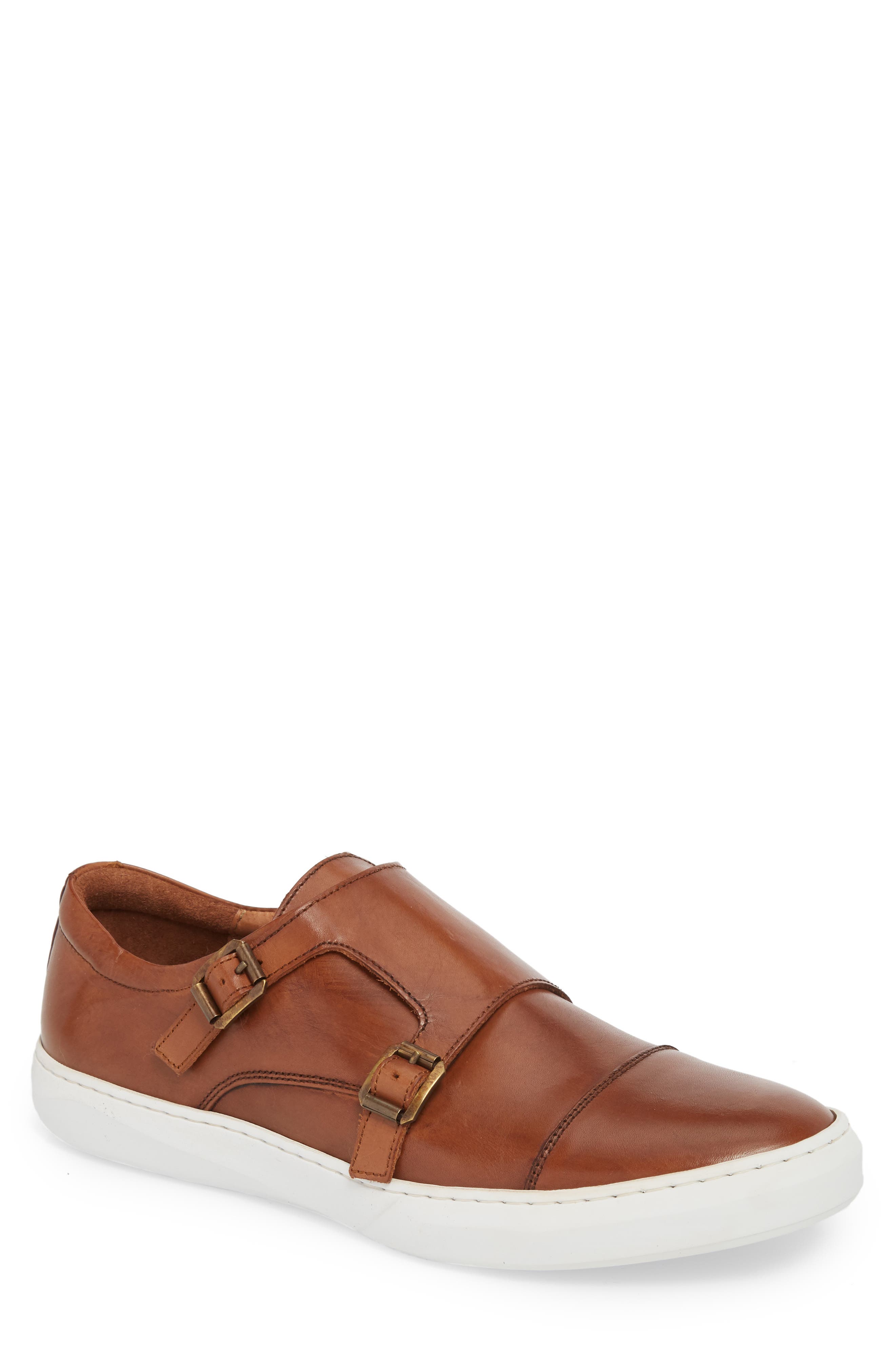 Kenneth Cole New York Whyle Double Strap Monk Sneaker, Brown