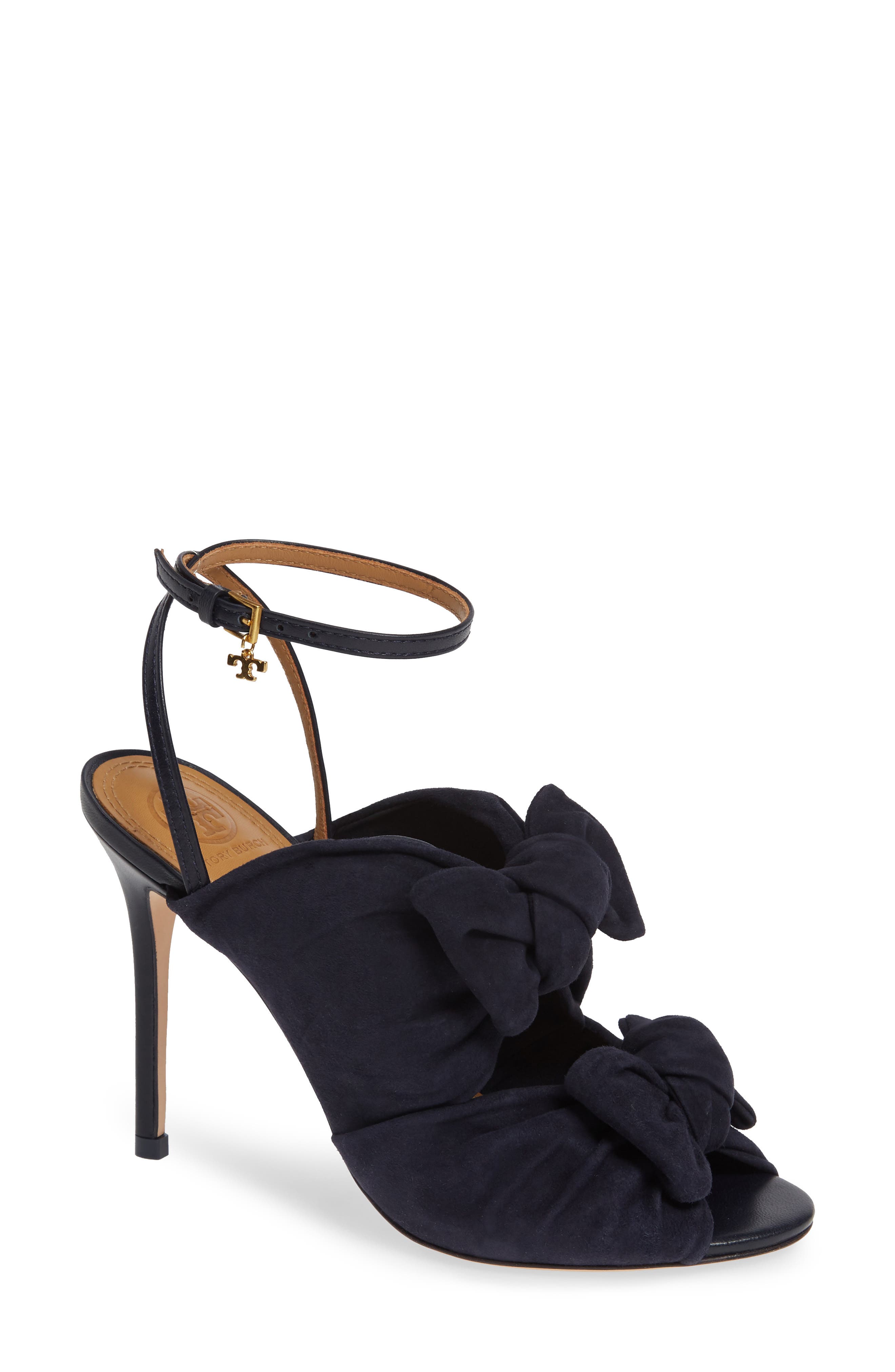 Tory Burch Eleanor Knotted Sandal, Blue
