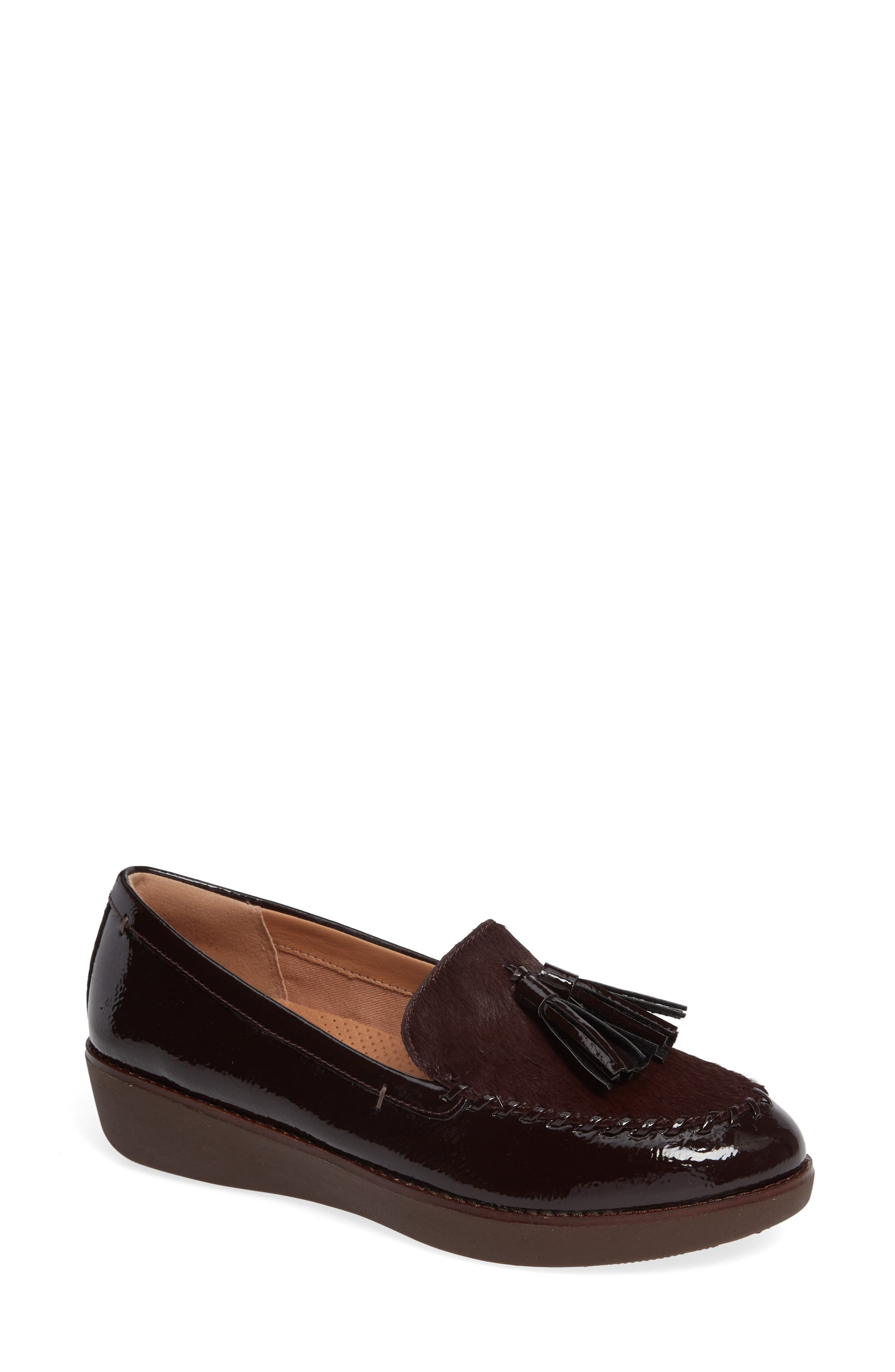 Fitflop Petrina Genuine Calf Hair Loafer- Purple