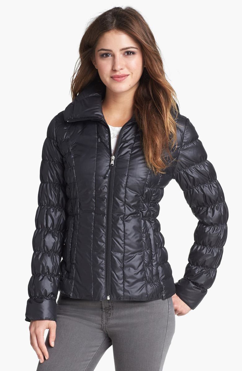 Kenneth Cole New York Ruched Packable Down Jacket | Nordstrom