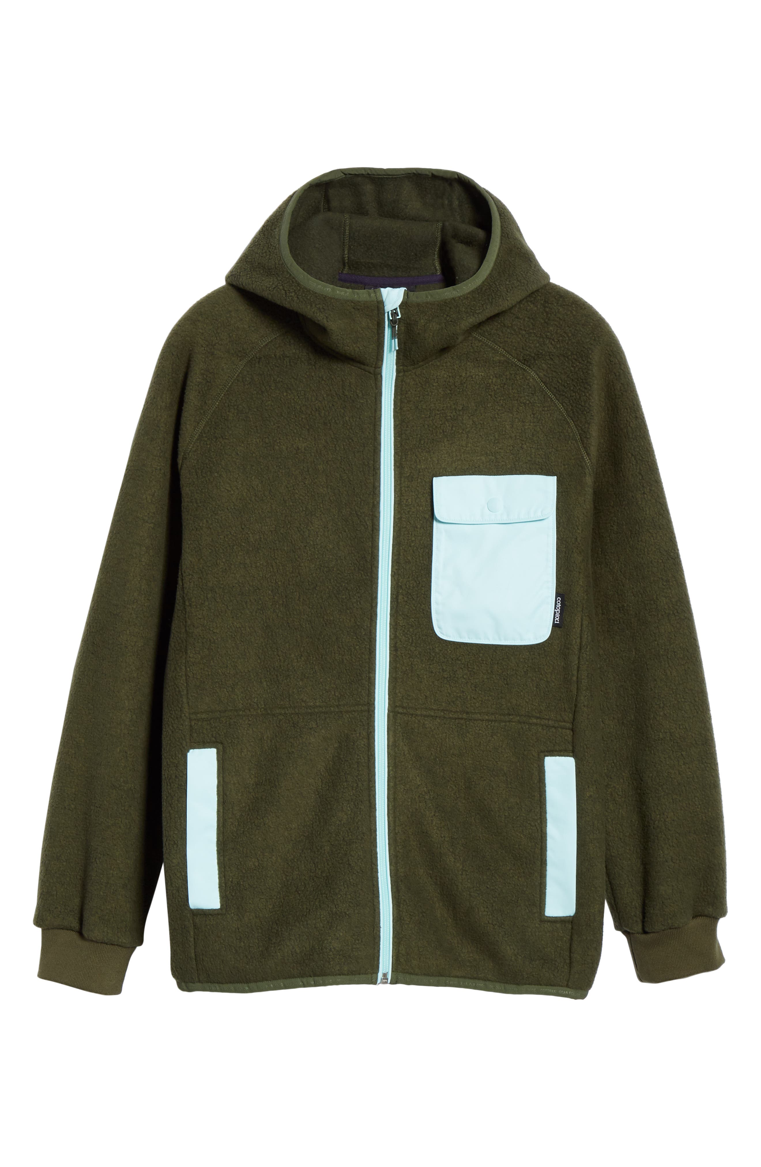 Cotopaxi Cubre Hooded Fleece Zip Jacket, Green