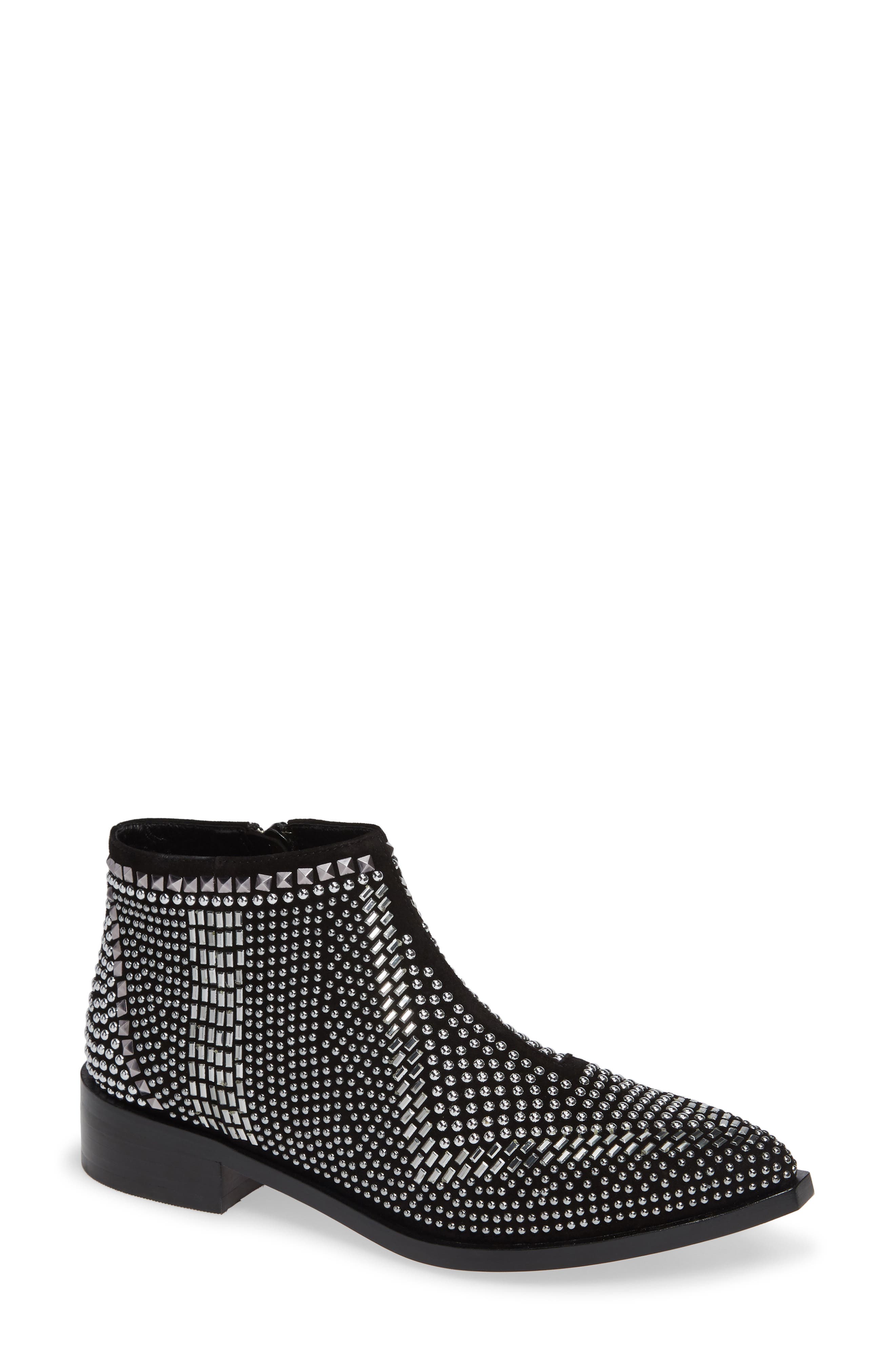 Linea Paolo Bianka Studded Bootie, Black