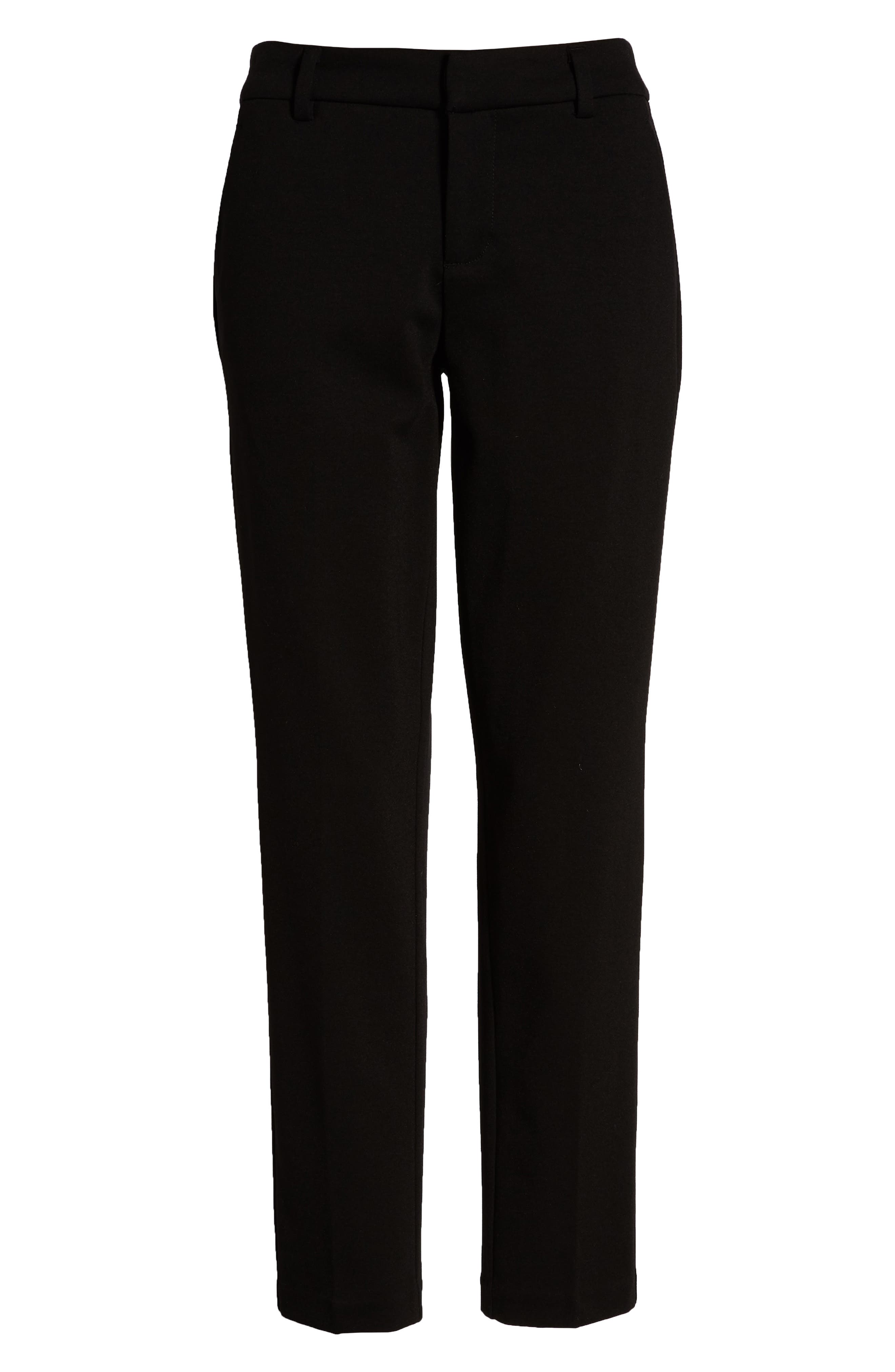 Kelsey Knit Trousers,
 Alternate,
 color, BLACK
