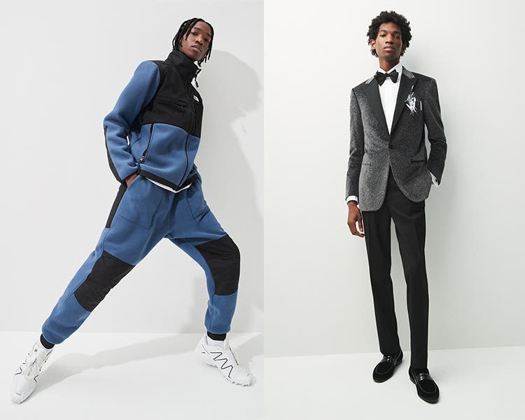 shoes for men on blazer