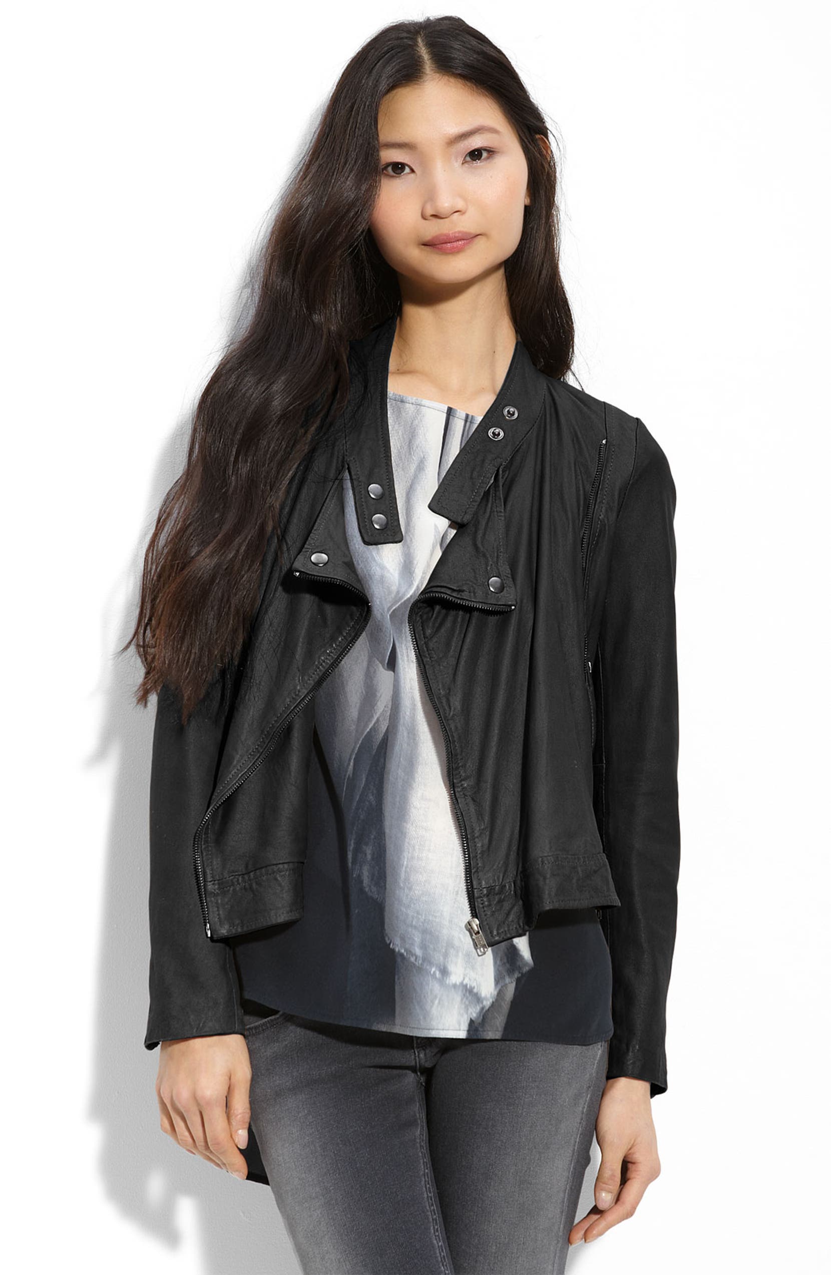 Muubaa Leather Motorcycle Jacket Nordstrom