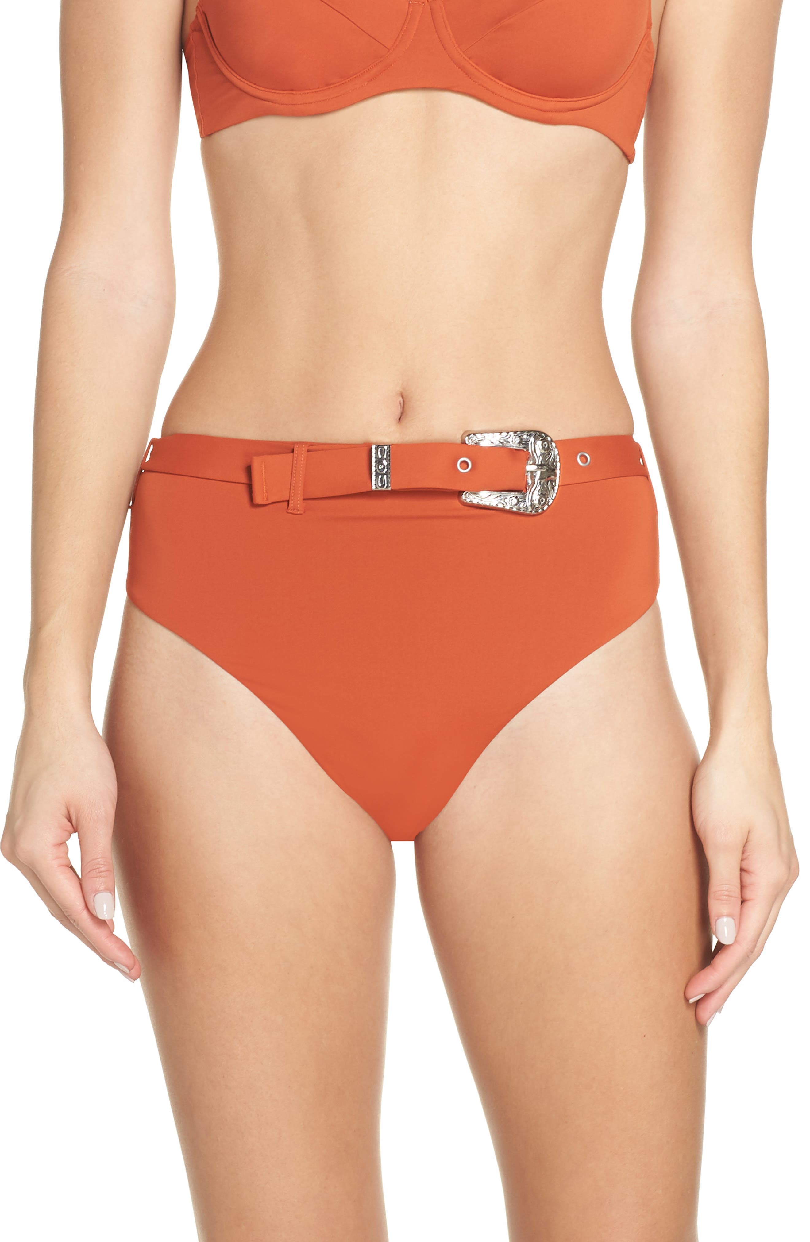 Onia Emily Bikini Bottoms, Red