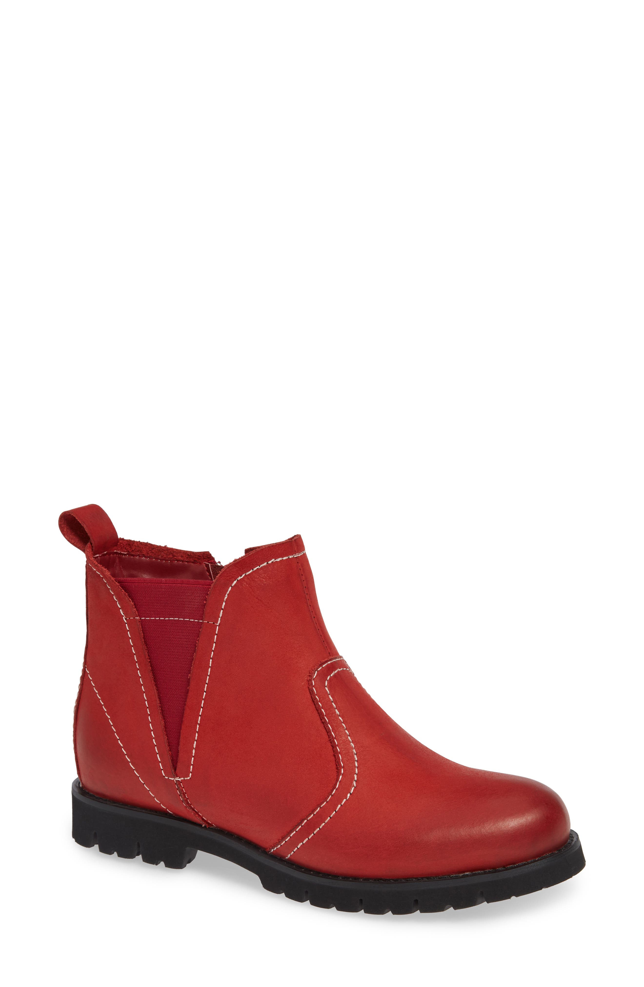 David Tate Reserve Lugged Bootie, Red