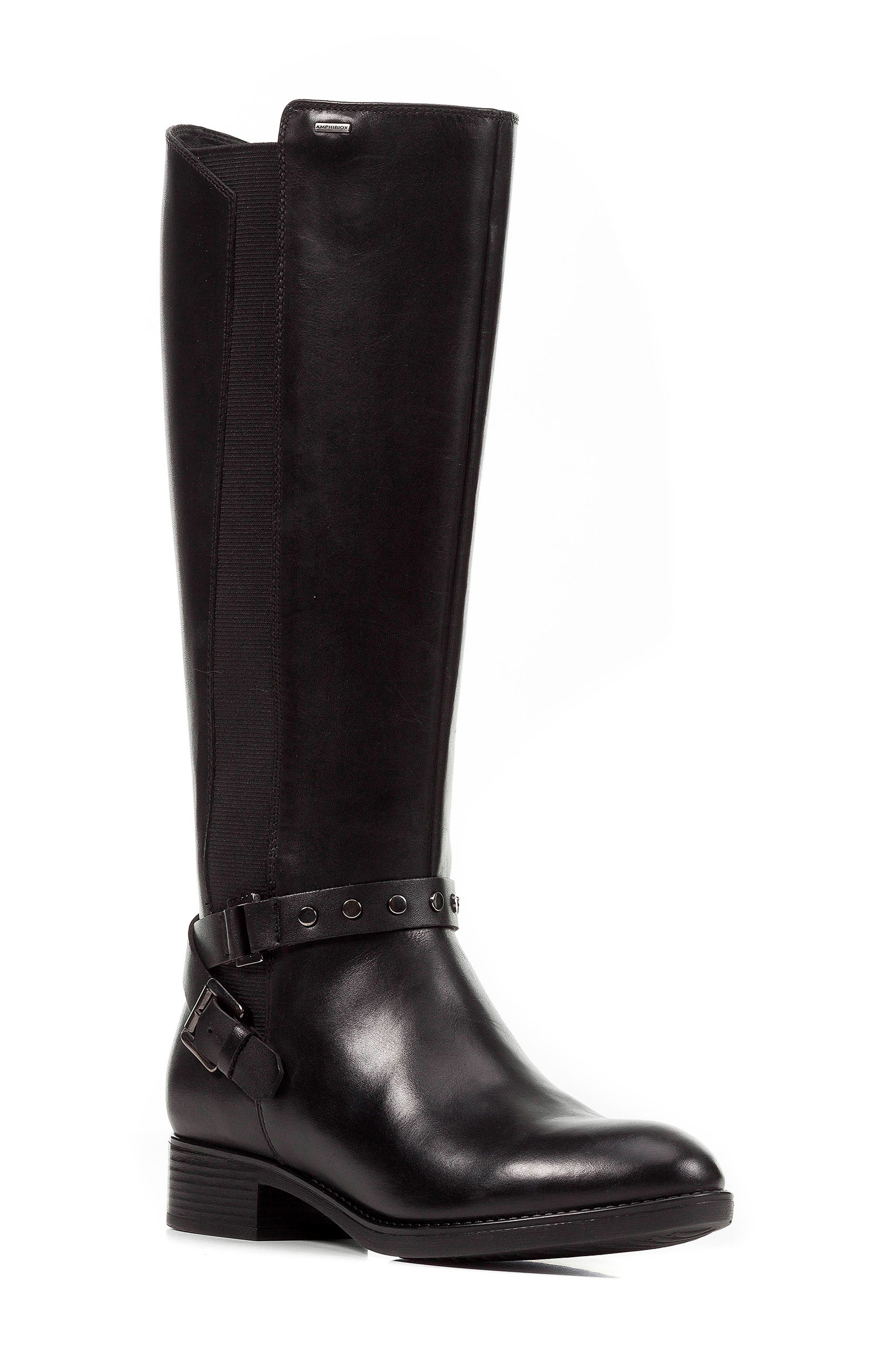 Geox Felicity Abx Waterproof Knee High Riding Boot