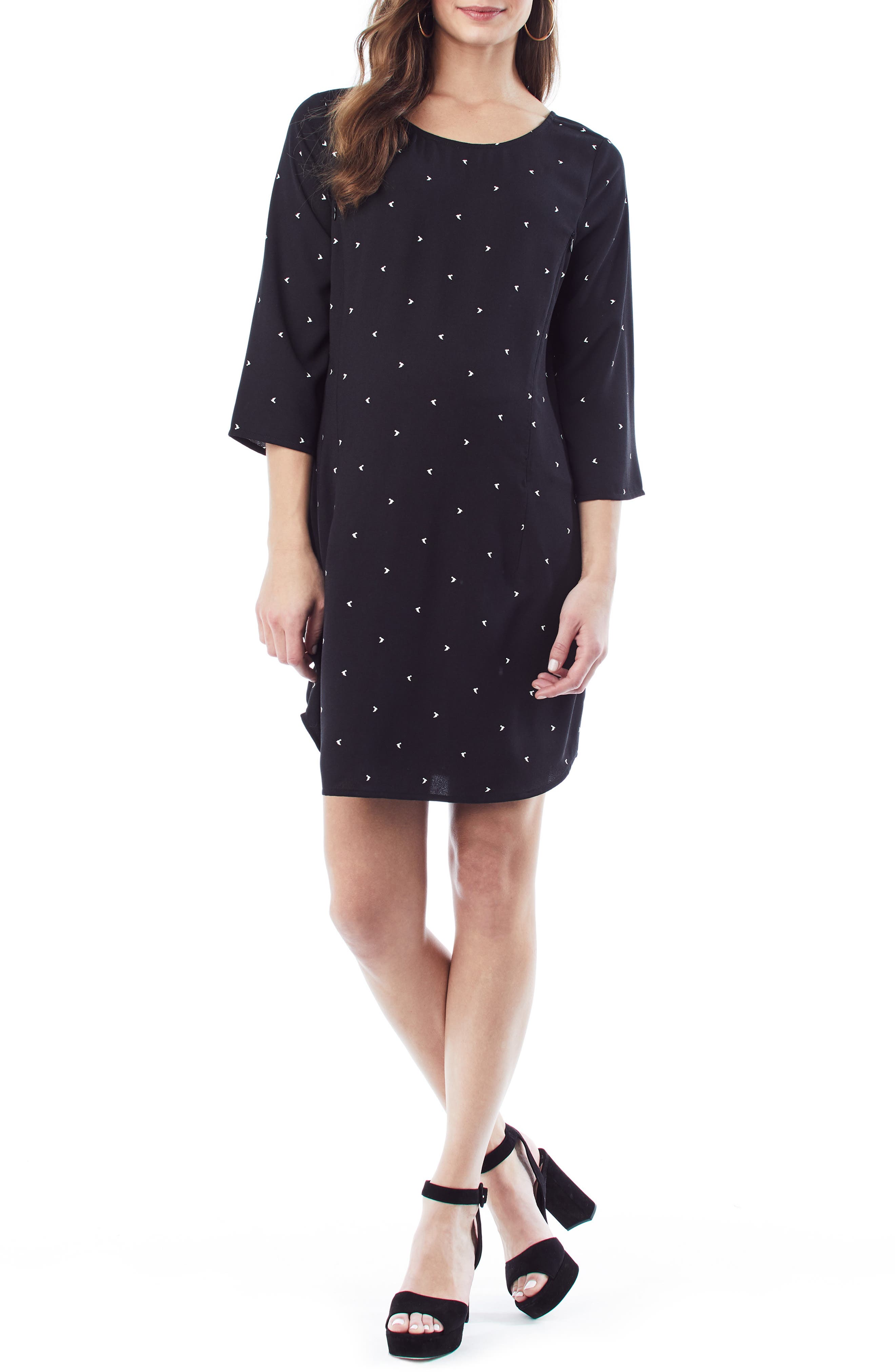 Loyal Hana Layla Maternity/nursing Dress, Black