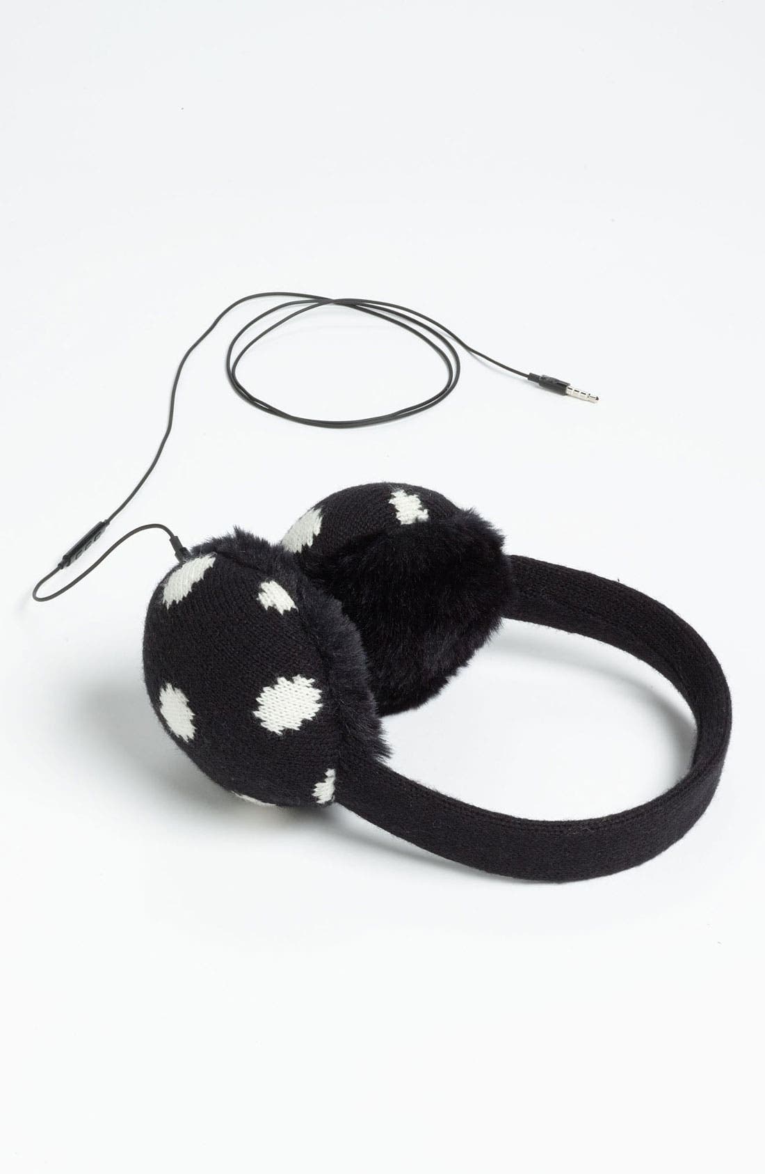 kate spade new york 'spotty' tech earmuffs Nordstrom