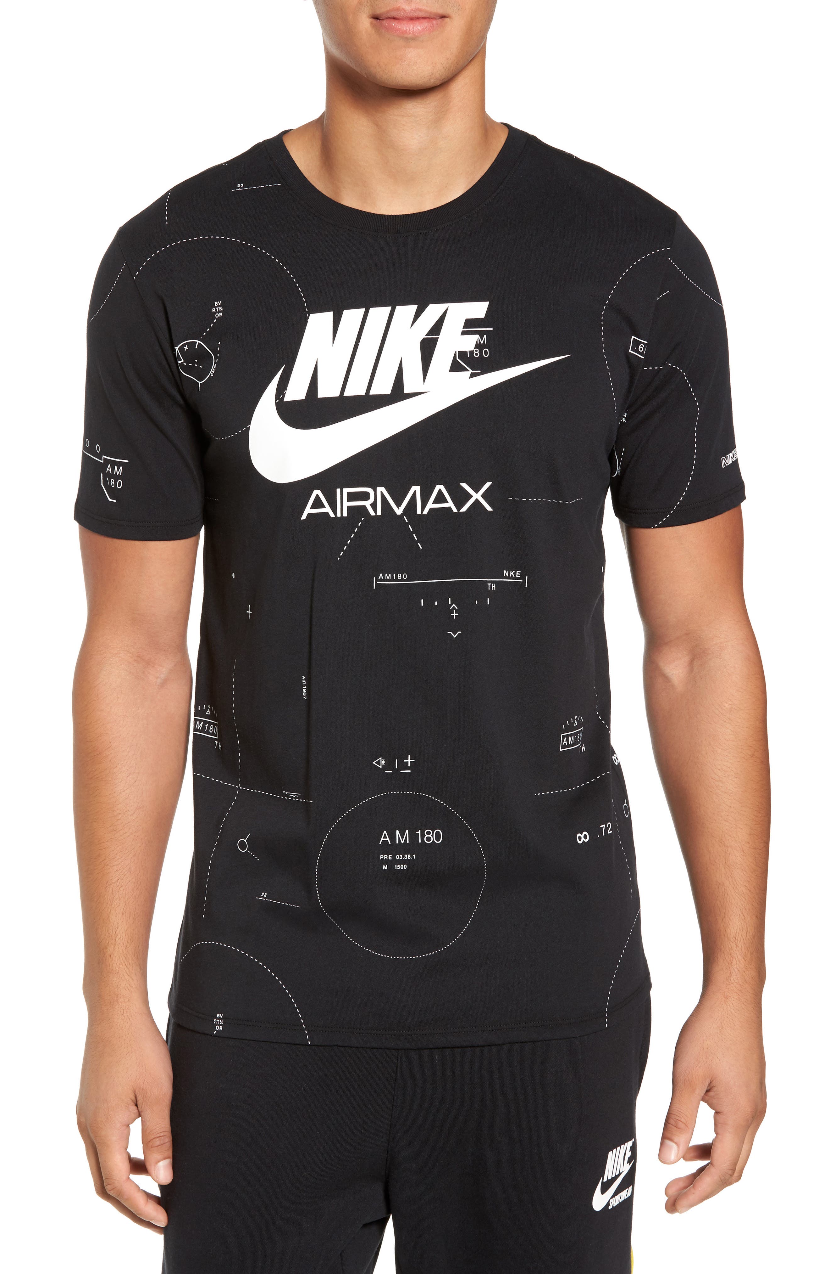 Nike Nsw Air Max 2 T-Shirt, Black