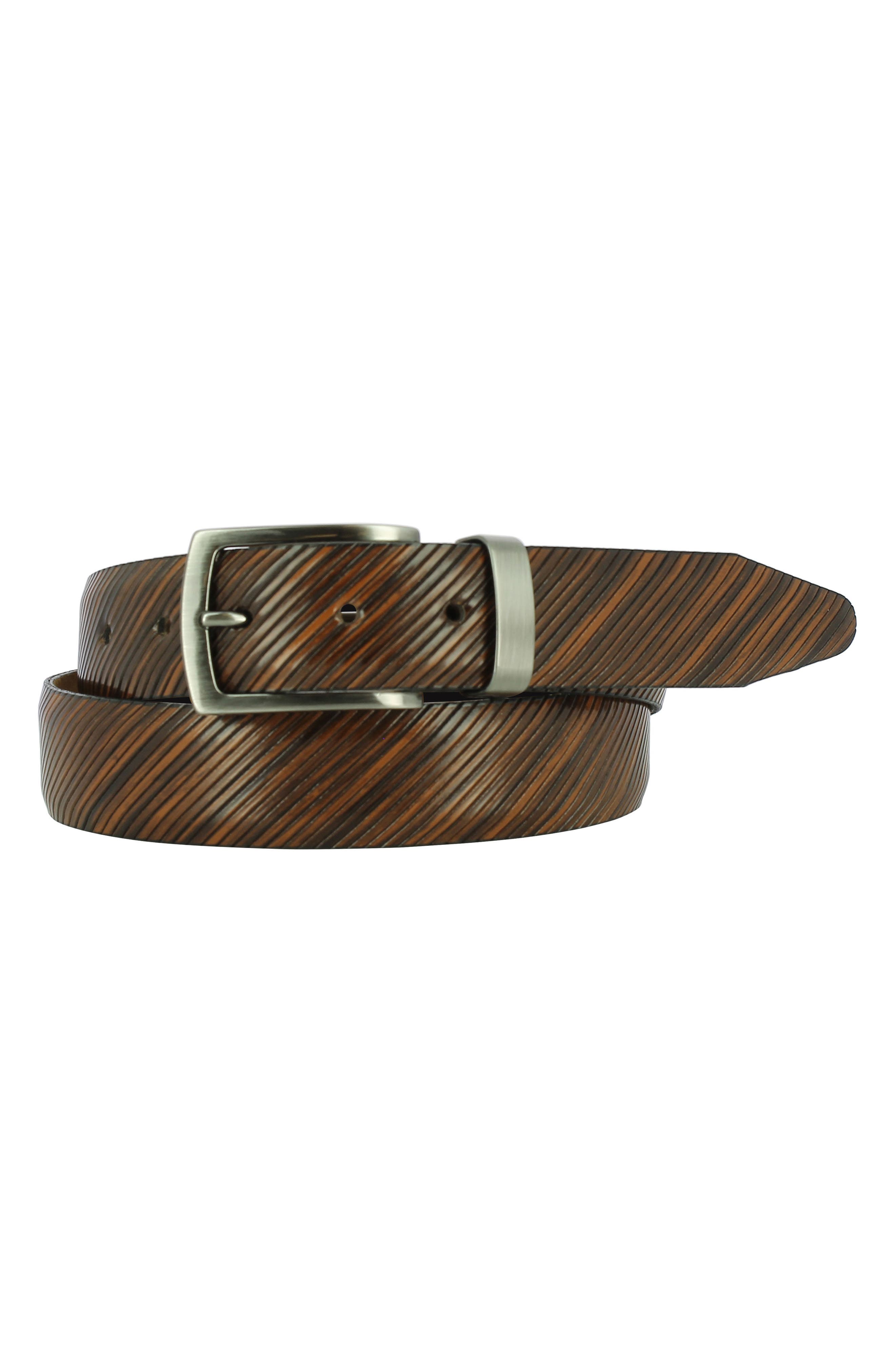 Remo Tulliani Sylvio Leather Belt, Tan