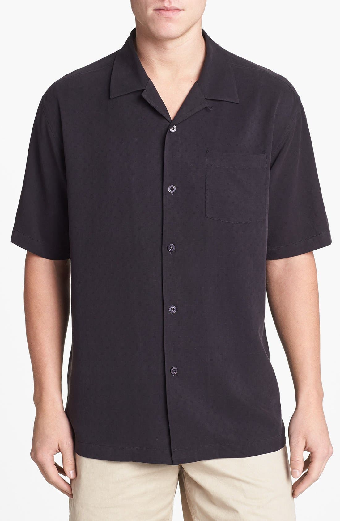 Tommy Bahama 'Dobby' Original Fit Silk Camp Shirt | Nordstrom