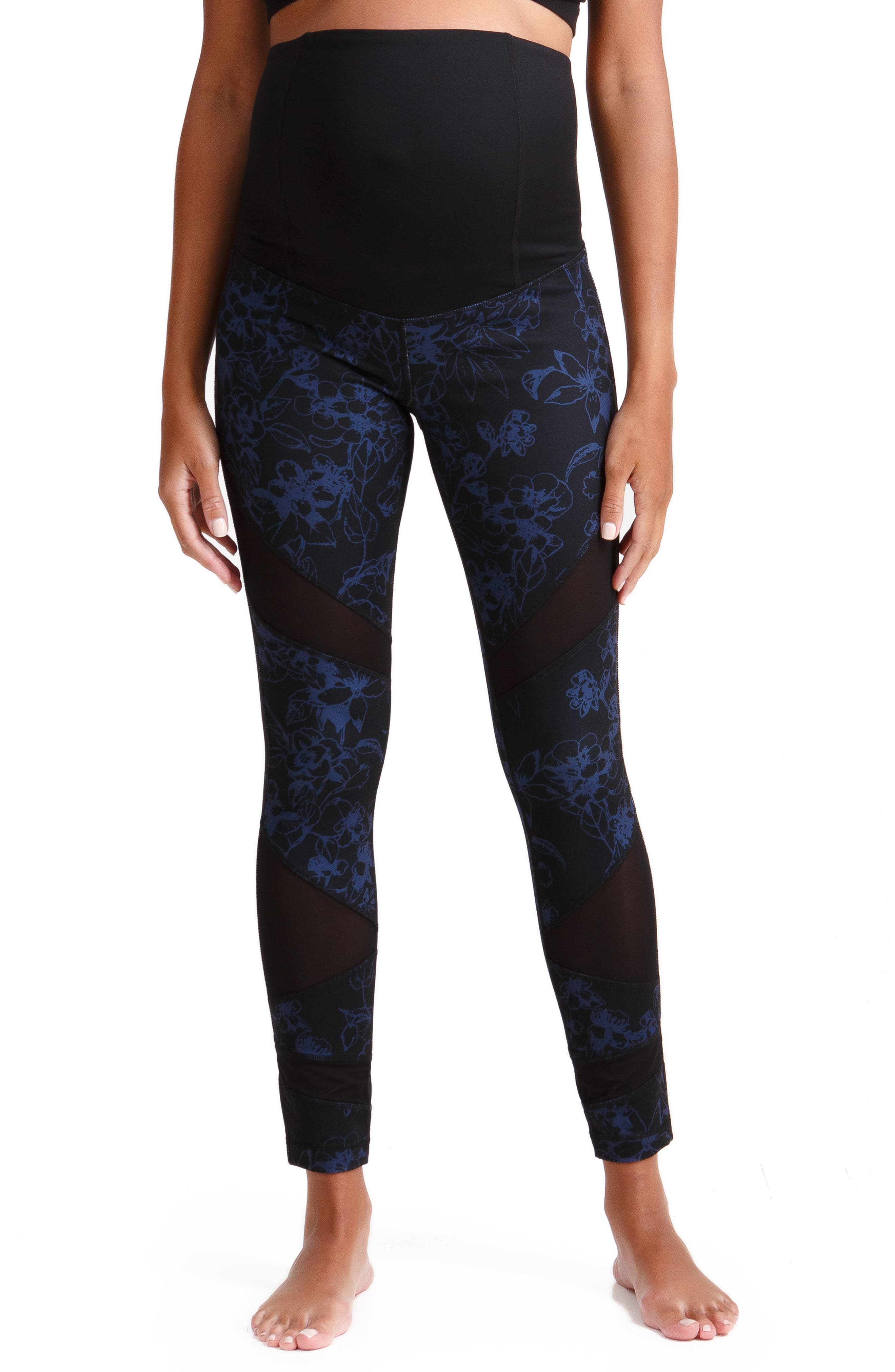 Ingrid & Isabel Active Maternity Leggings, Blue
