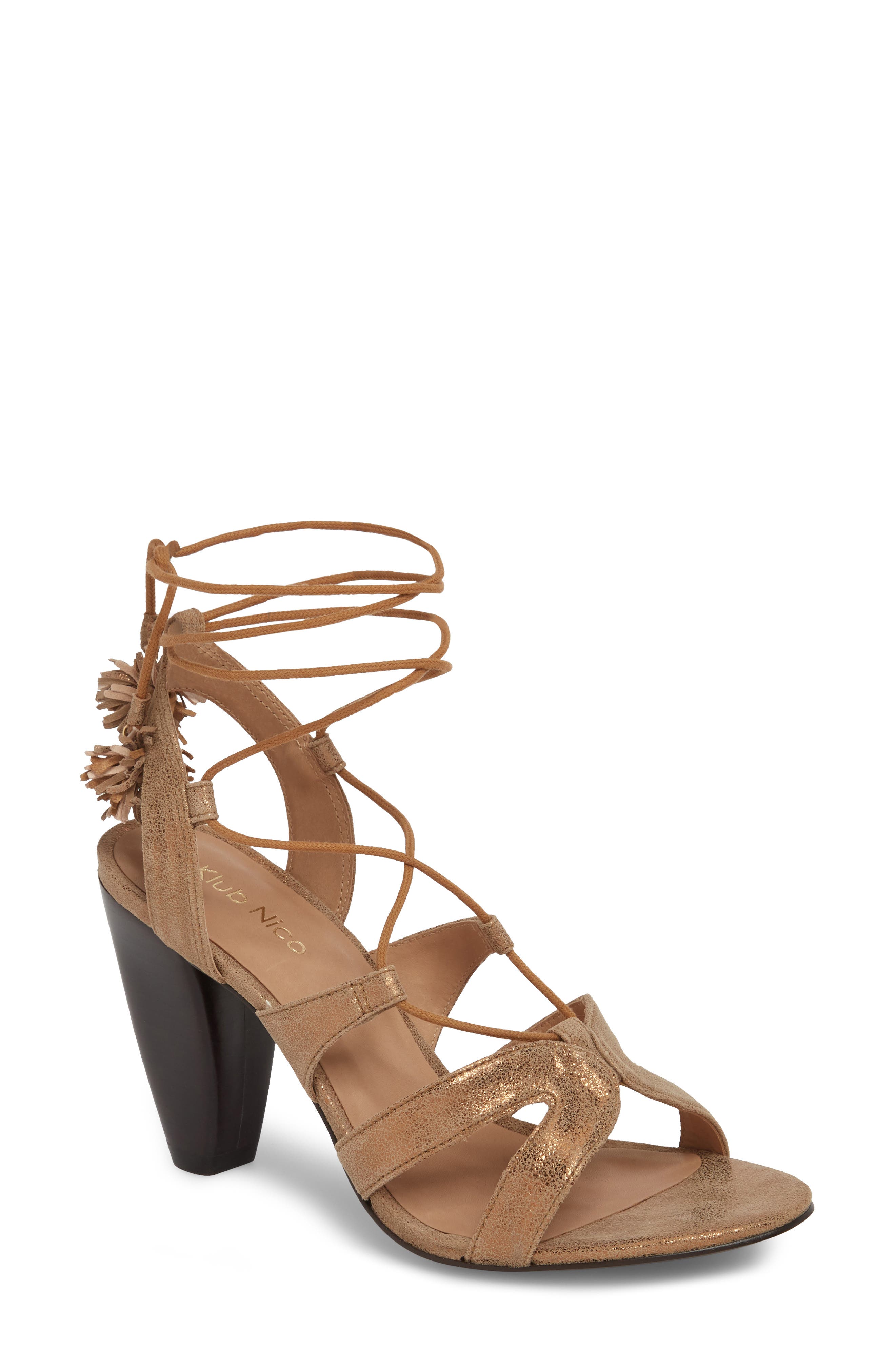 Klub Nico Maxine Sandal, Metallic