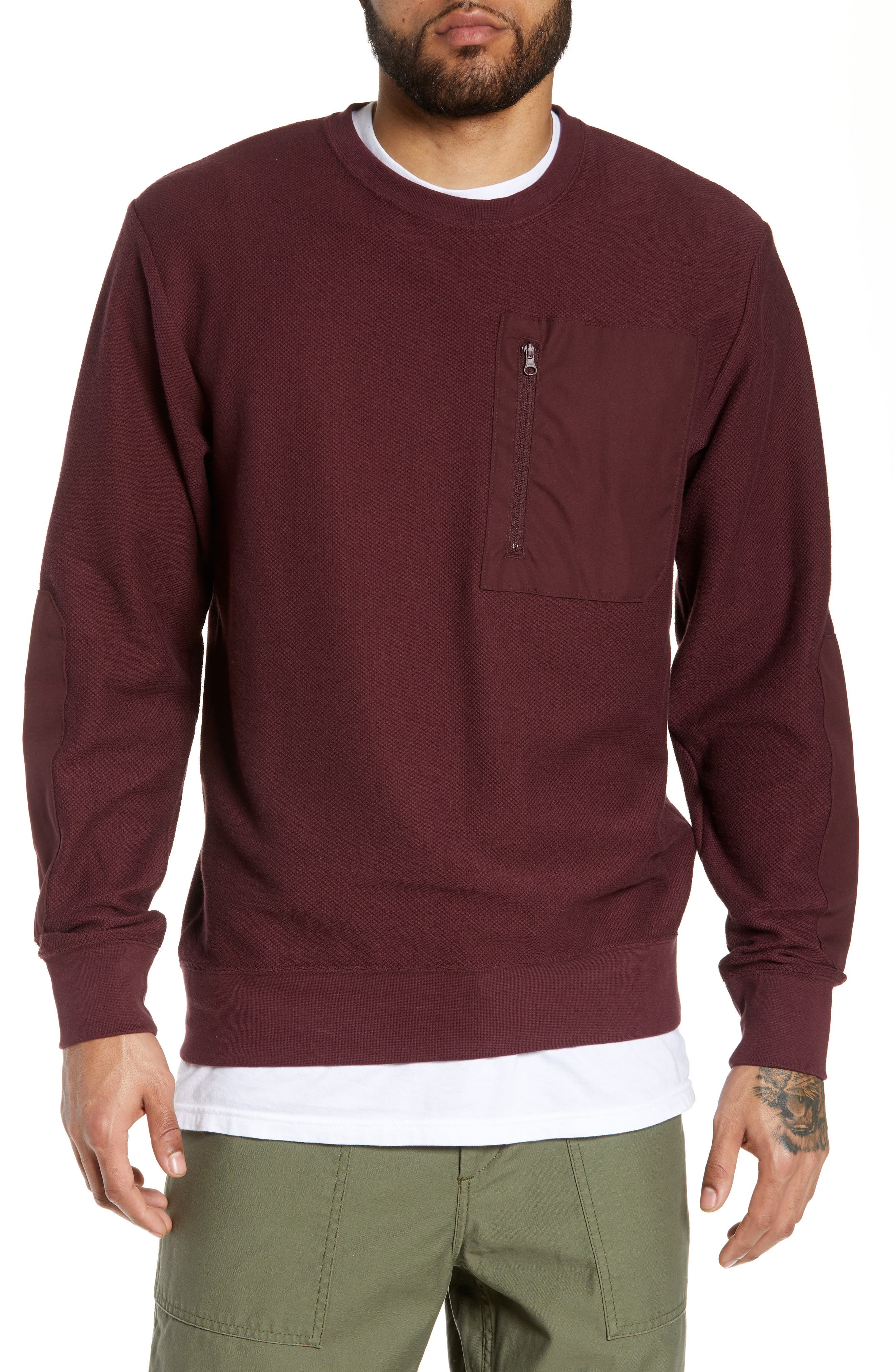 Nike Sb Long Sleeve T-Shirt, Burgundy