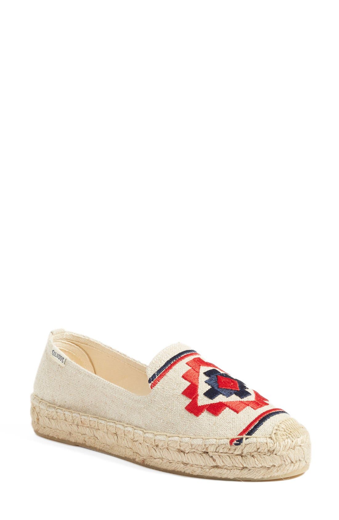 soludos daisies embroidered espadrille