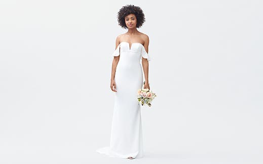 Photo for simple wedding dress nordstrom