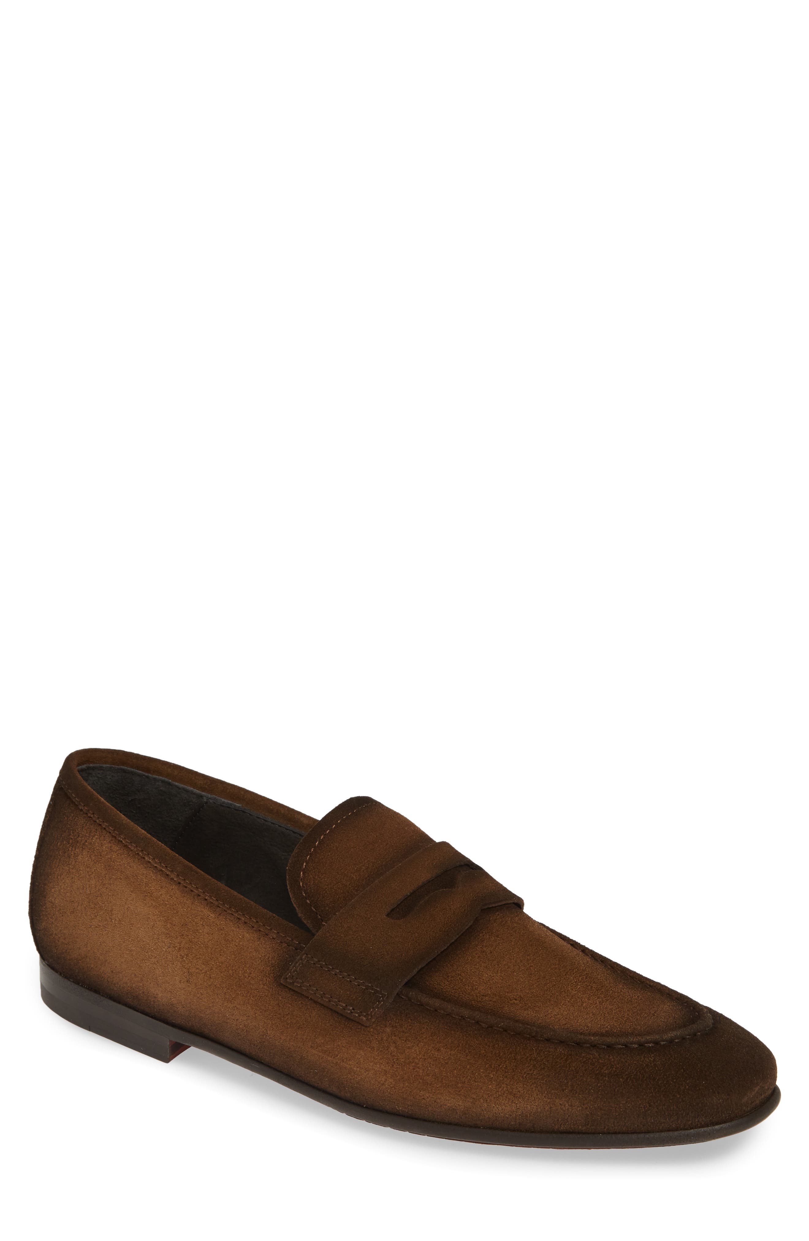 To Boot New York Enzo Apron Toe Penny Loafer, Brown