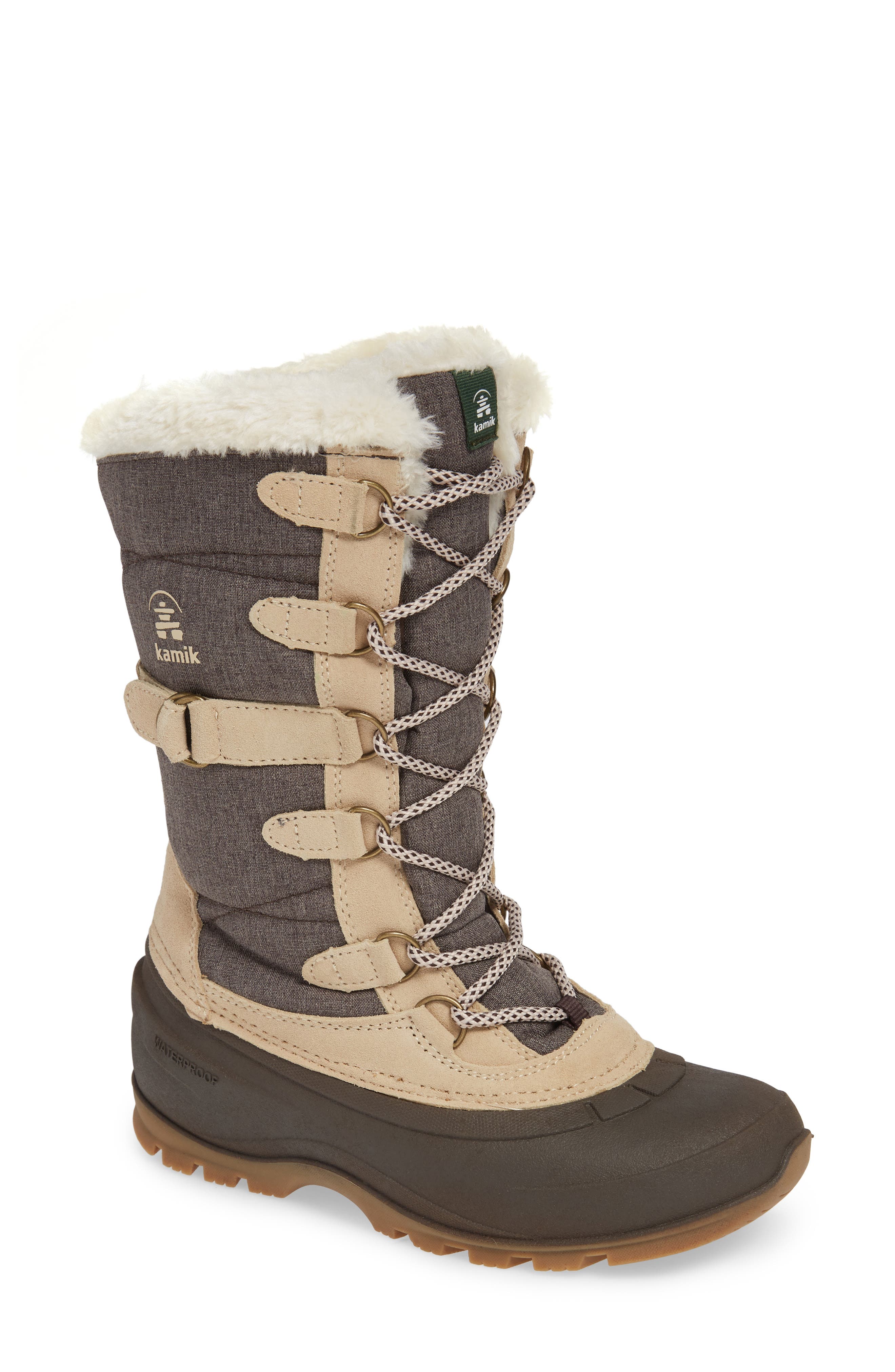 Kamik Snovalley2 Waterproof Thinsulate-Insulated Snow Boot, Brown
