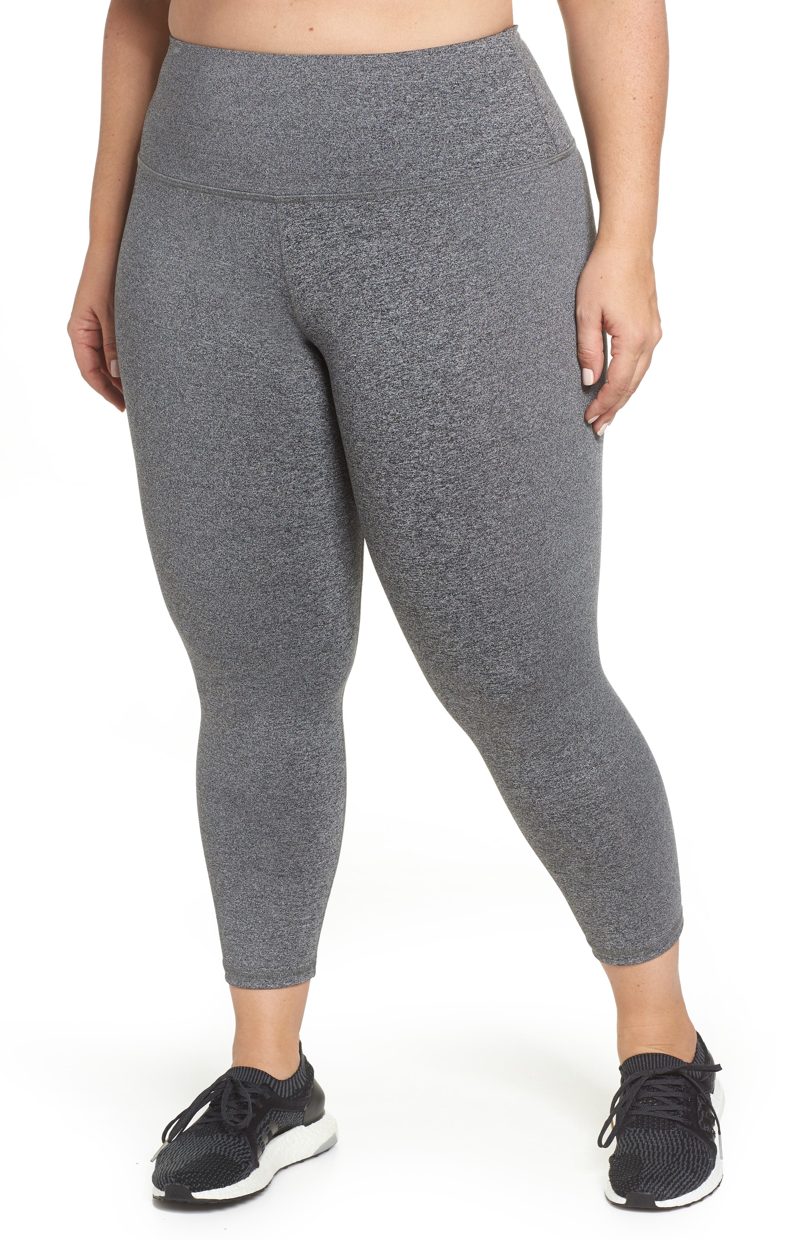 Plus Size Lola Getts Lola High Waist Skinny Capri Leggings, Grey