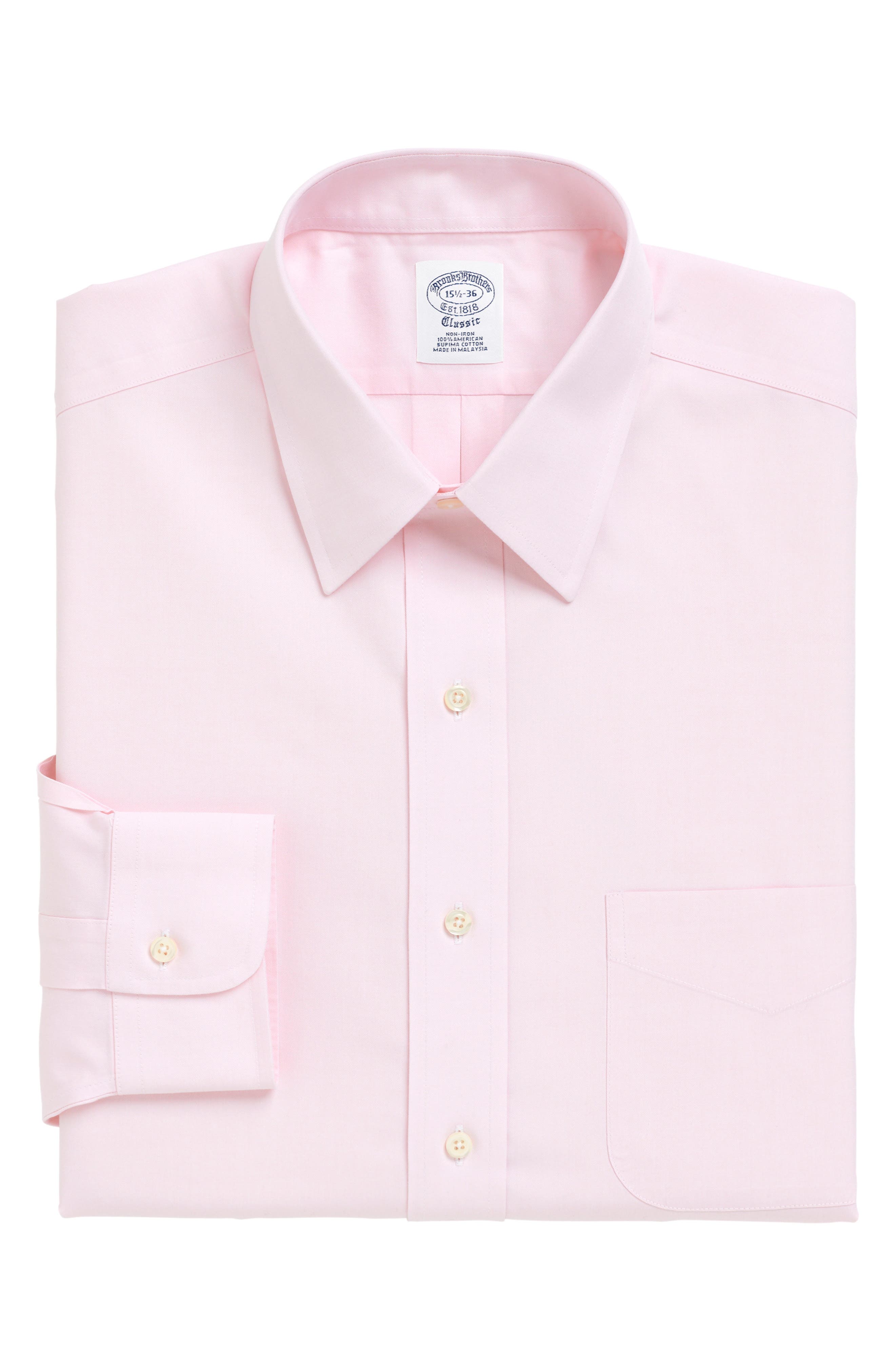 Brooks Brothers Regular Fit Solid Dress Shirt (3 For $207)