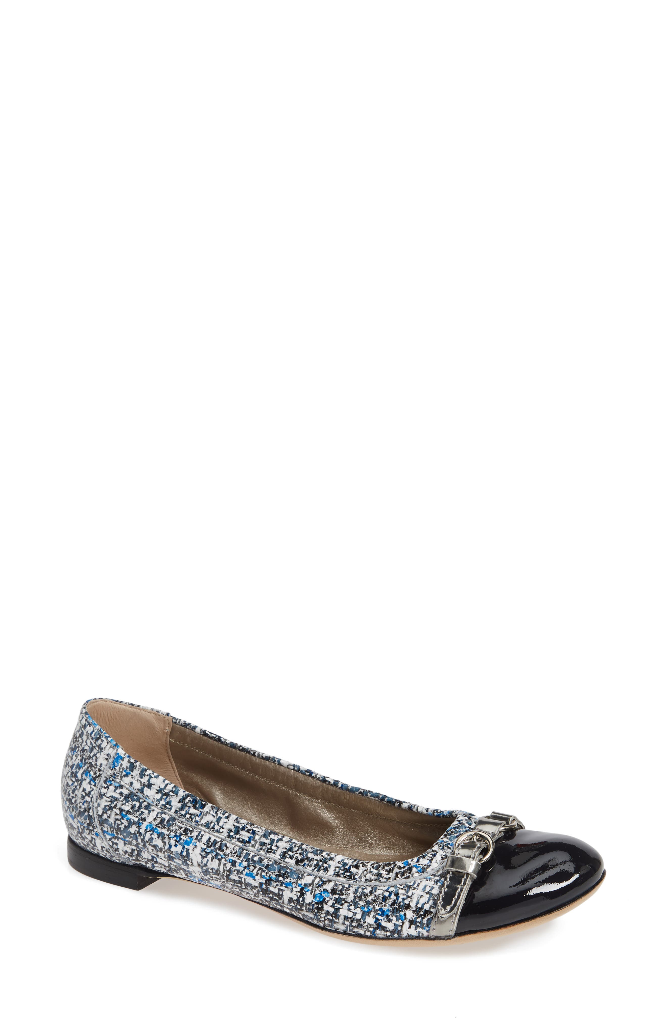 Agl Cap Toe Ballet Flat, Blue