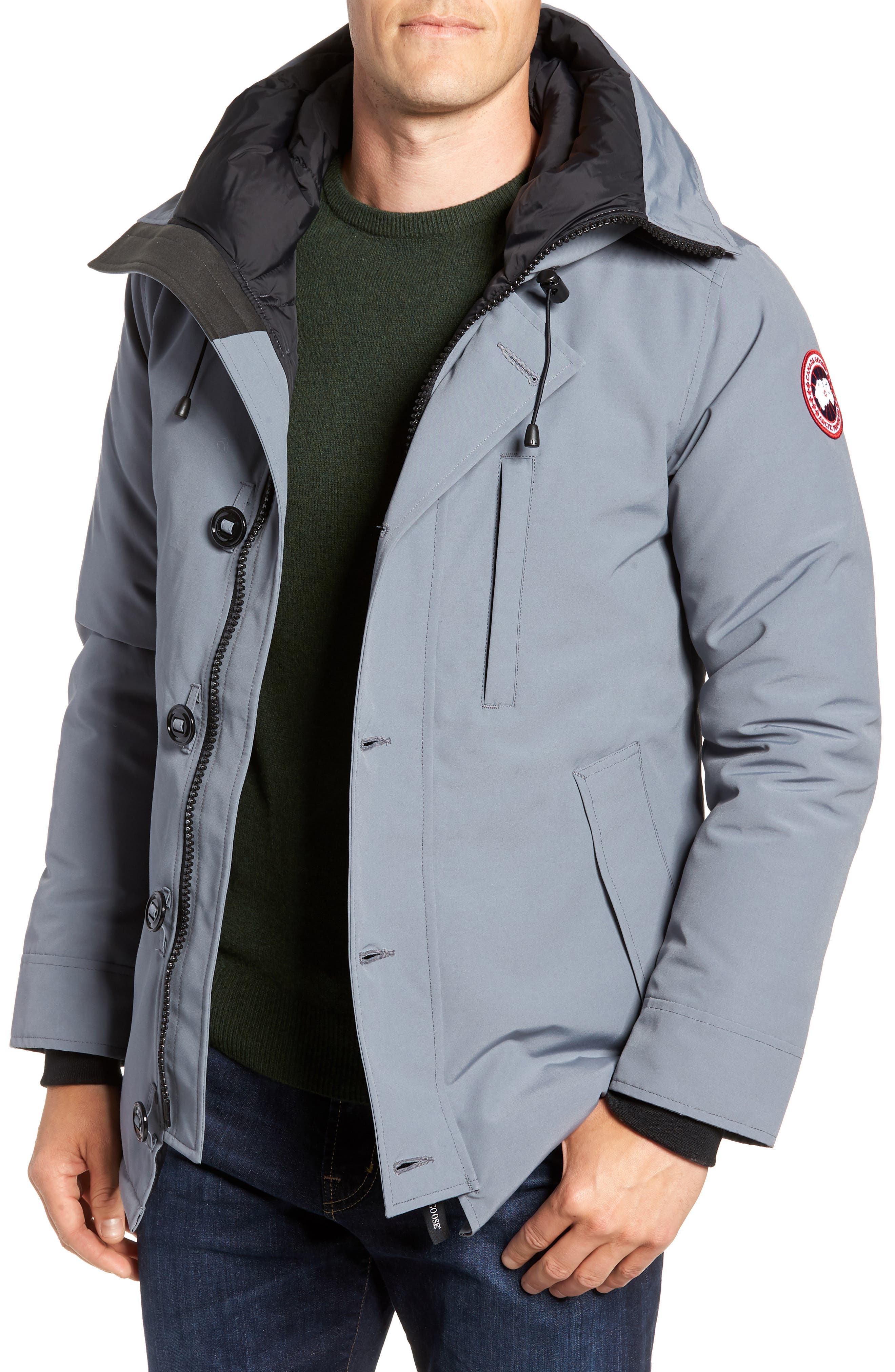 Canada Goose Chateau Slim Fit Down Parka, Grey