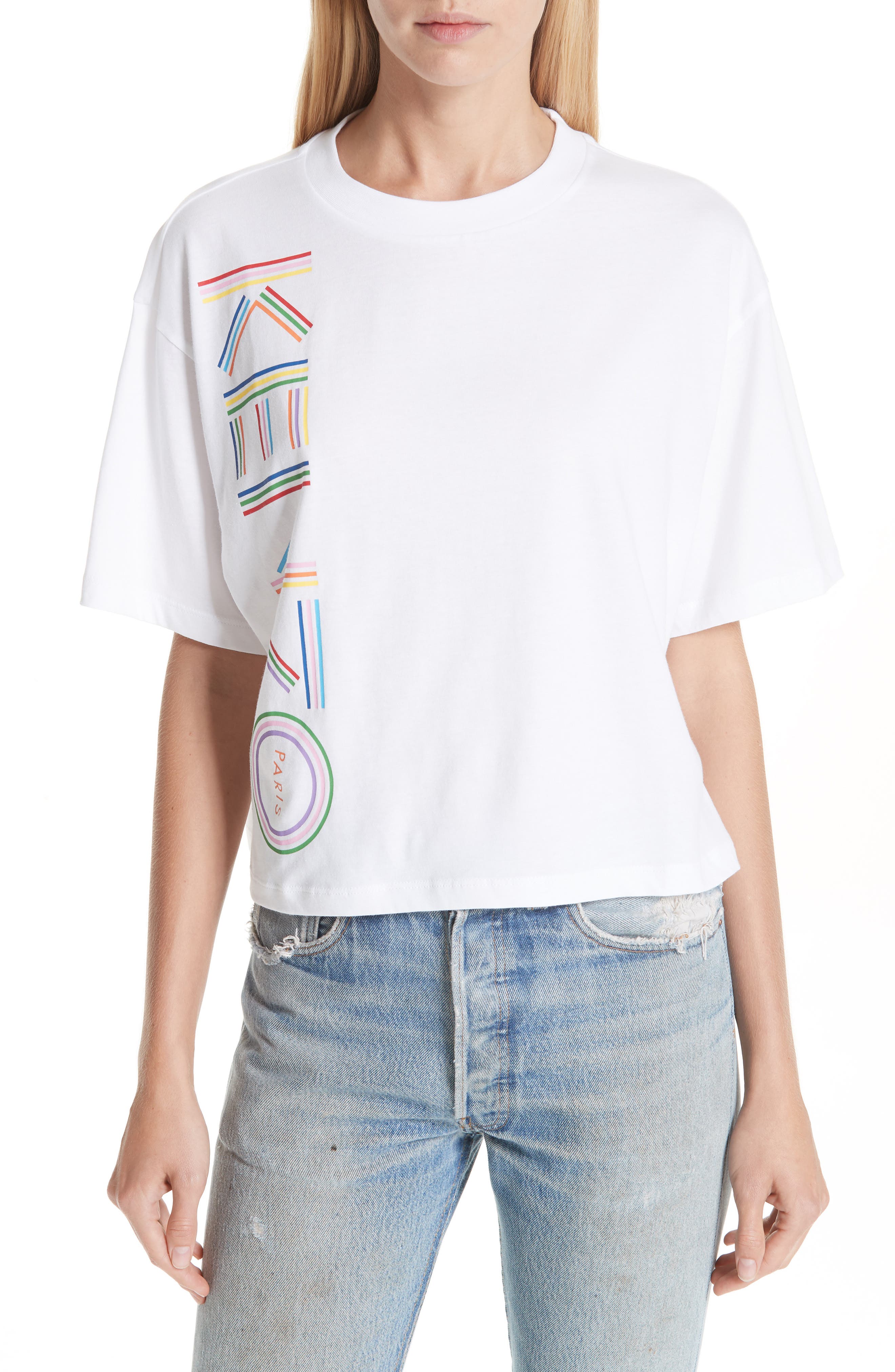 Kenzo Sport Boxy Tee, White