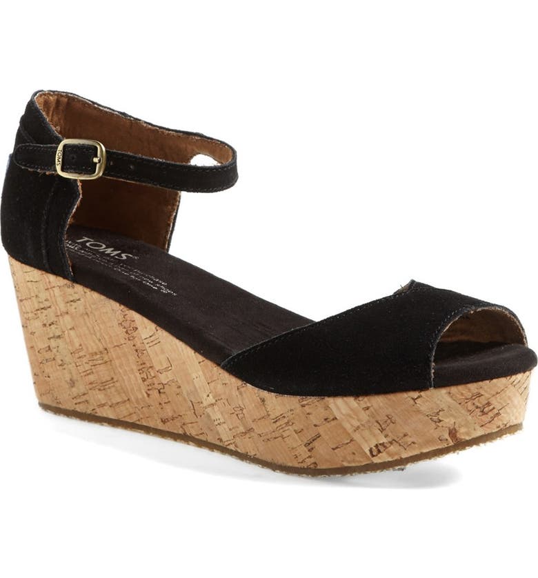 TOMS Platform Wedge Sandal (Women) | Nordstrom