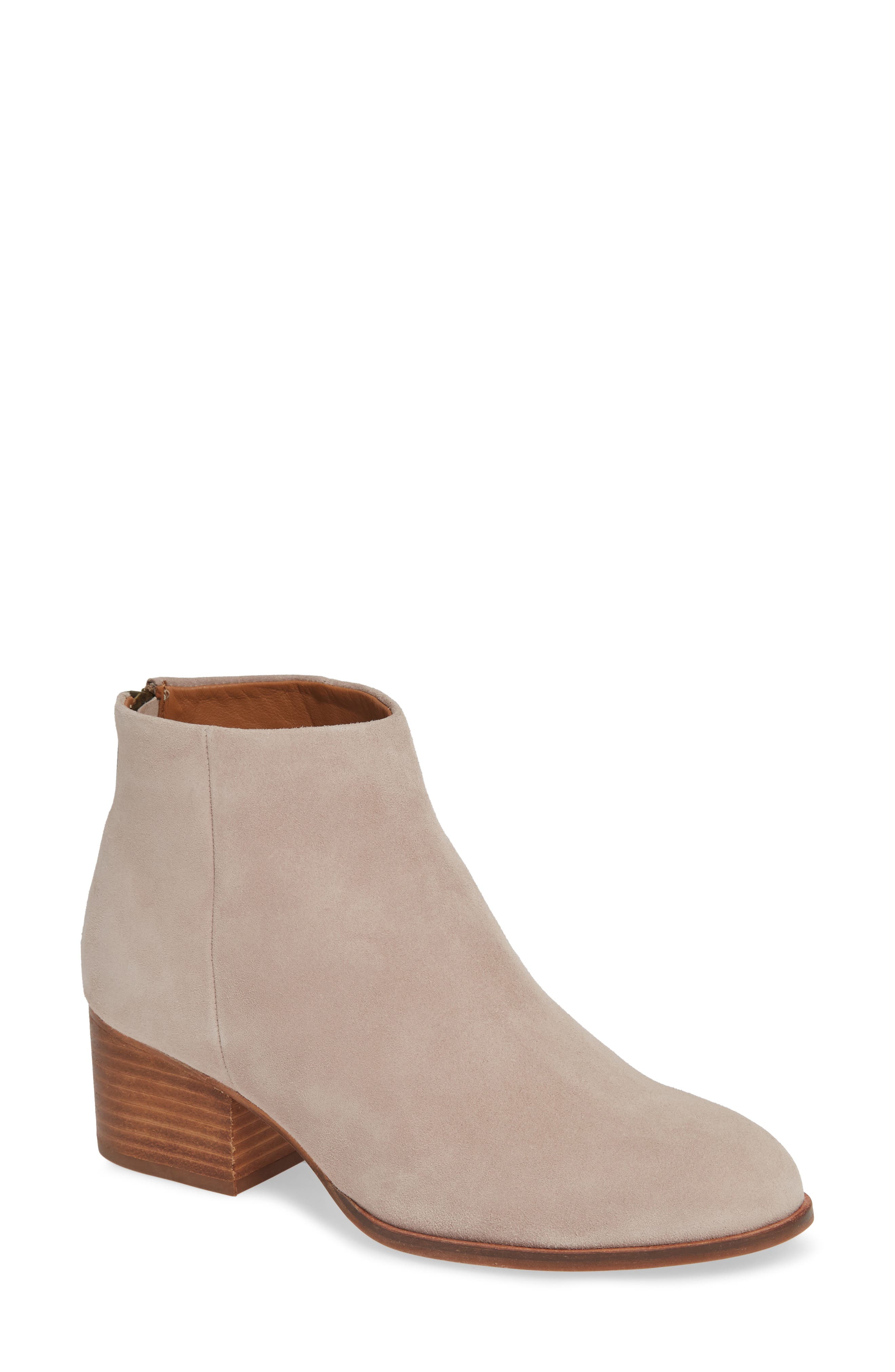 Seychelles Floodplain Block Heel Bootie, Beige