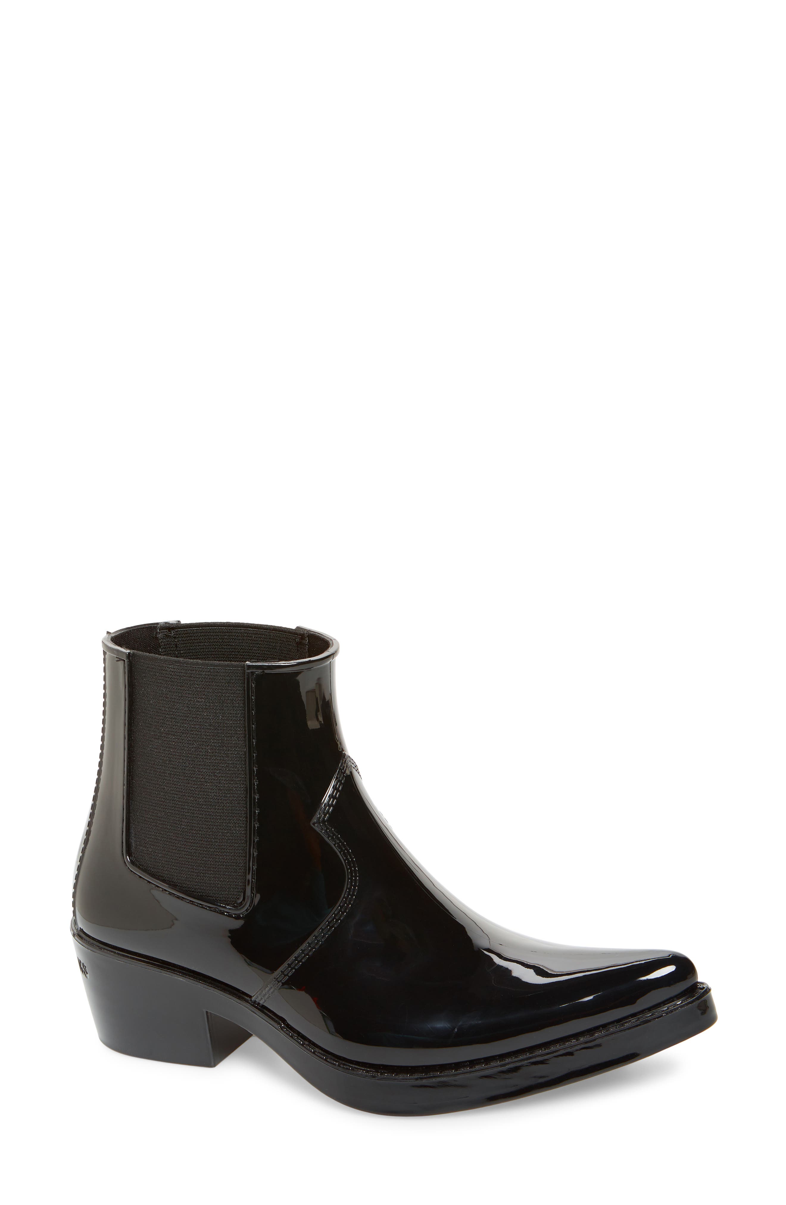 Calvin Klein Jeans Carol Waterproof Rain Bootie, Black