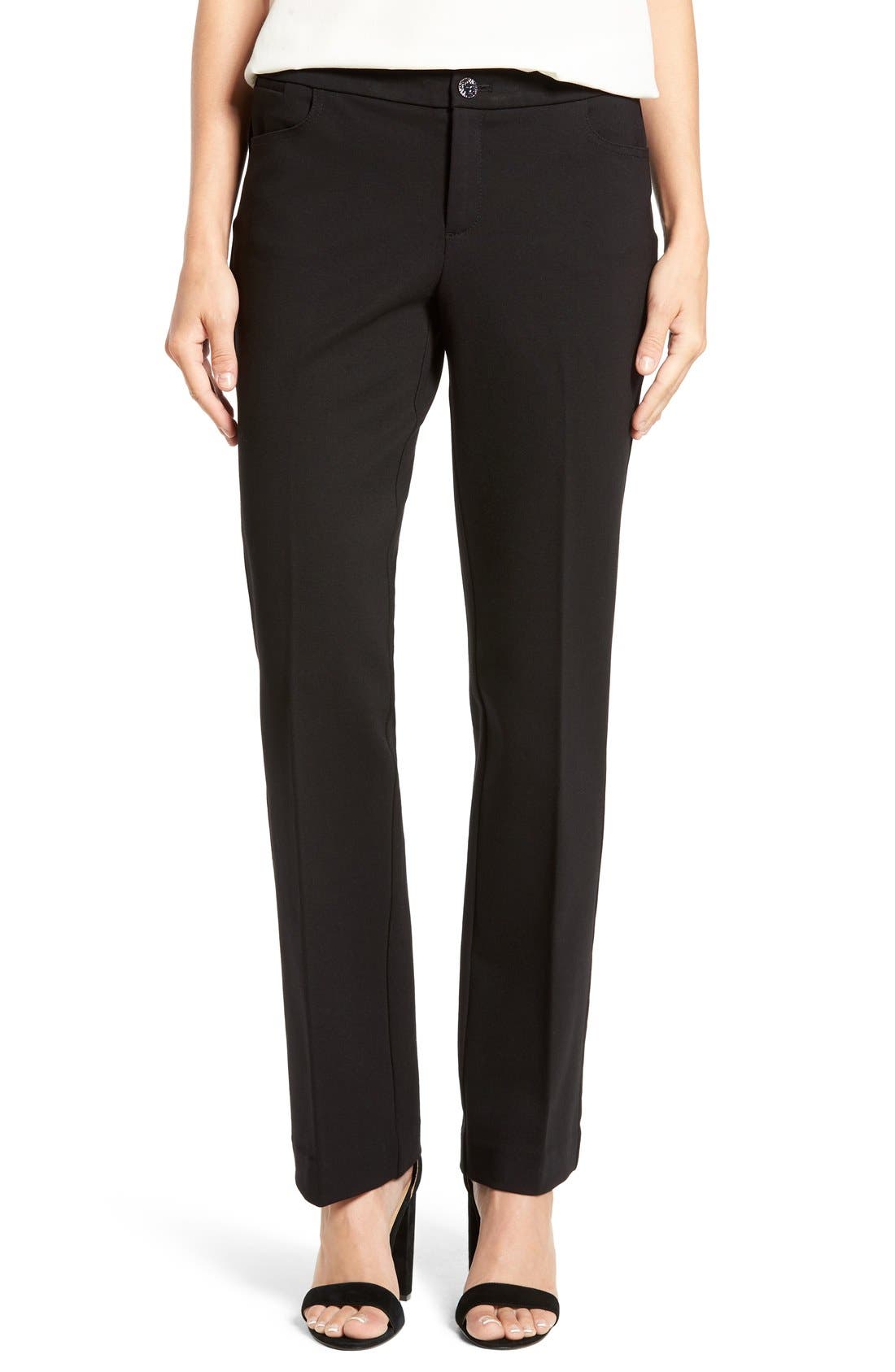 Anne Klein Compression Flare Leg Ponte Pants