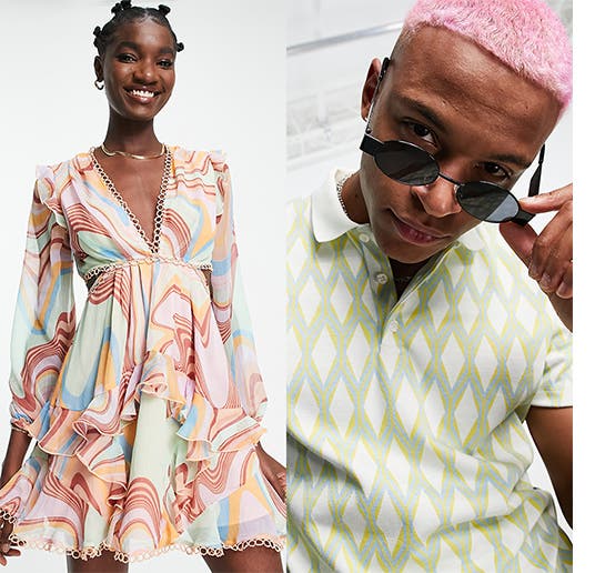 Models wearing outfits from ASOS.