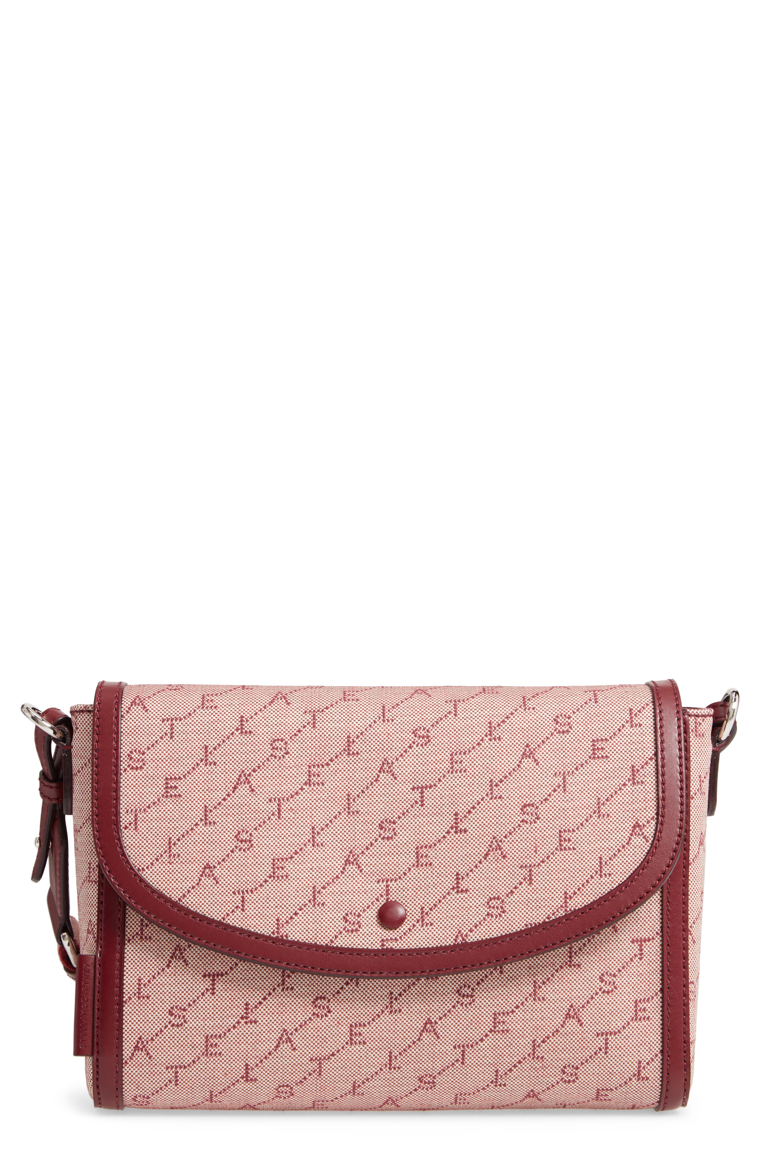 Stella Mccartney Monogram Canvas Crossbody Bag - Pink