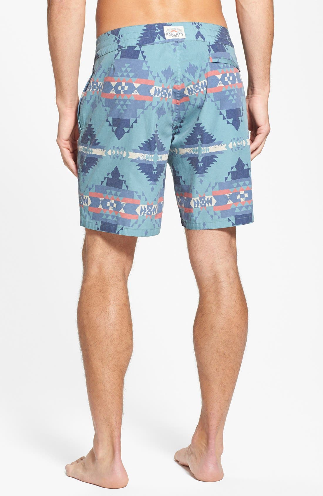 Faherty Recycled Fabric Print Board Shorts Nordstrom