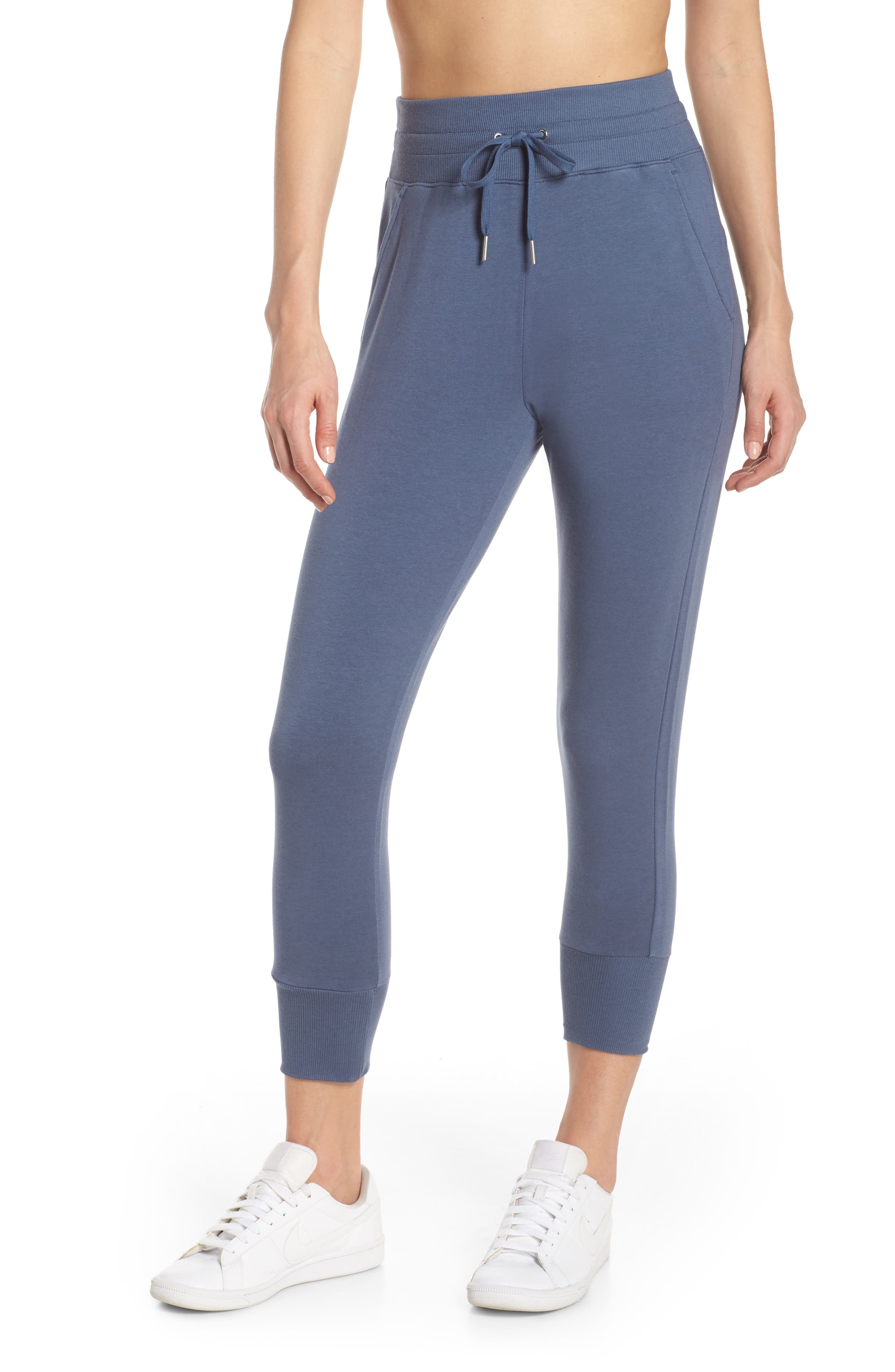 Zella Repeat High Waist Crop Jogger Pants Nordstrom