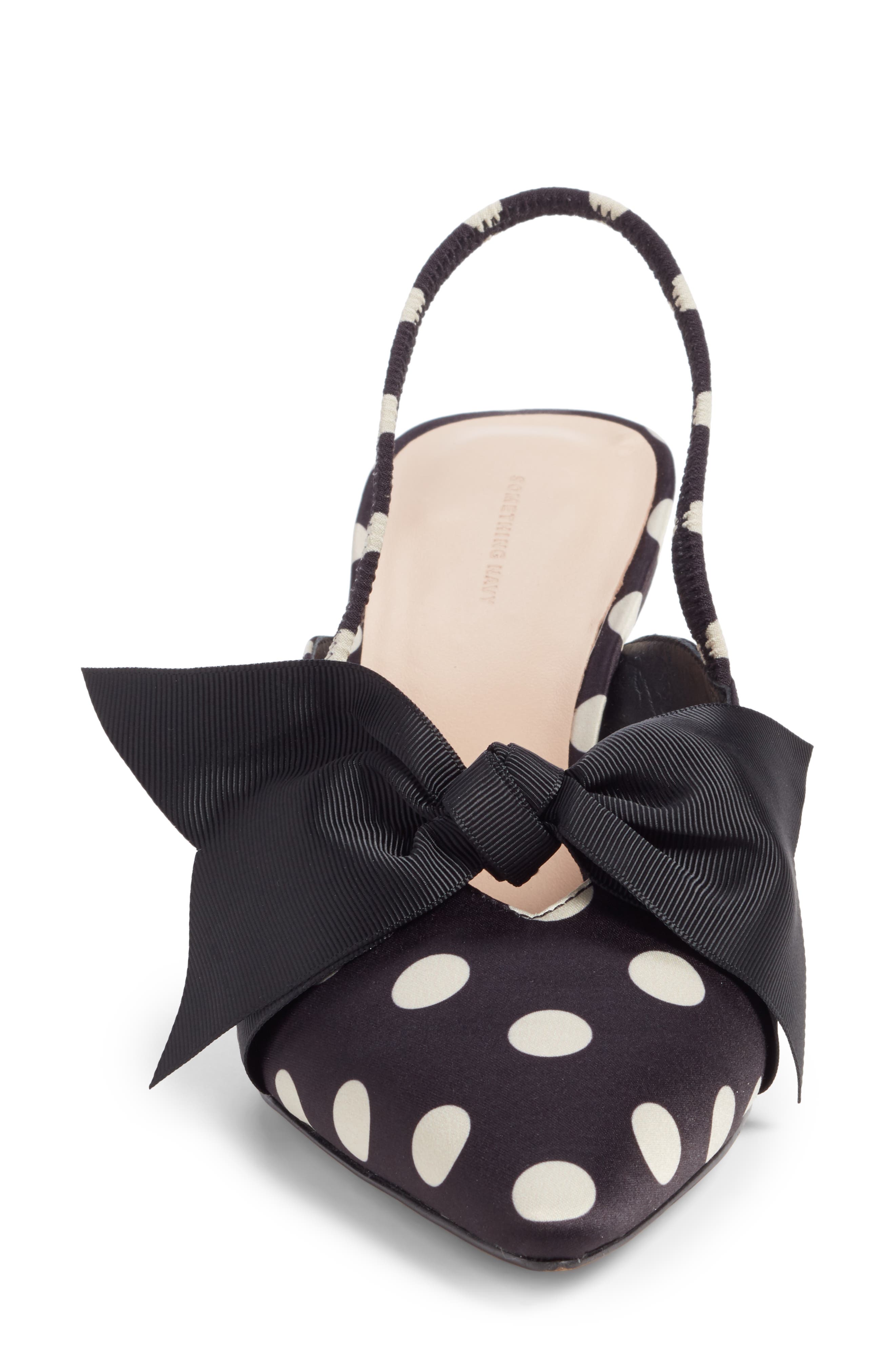 Something Navy Whitney Bow Slingback Pump (Women) (Nordstrom Exclusive) | Nordstrom