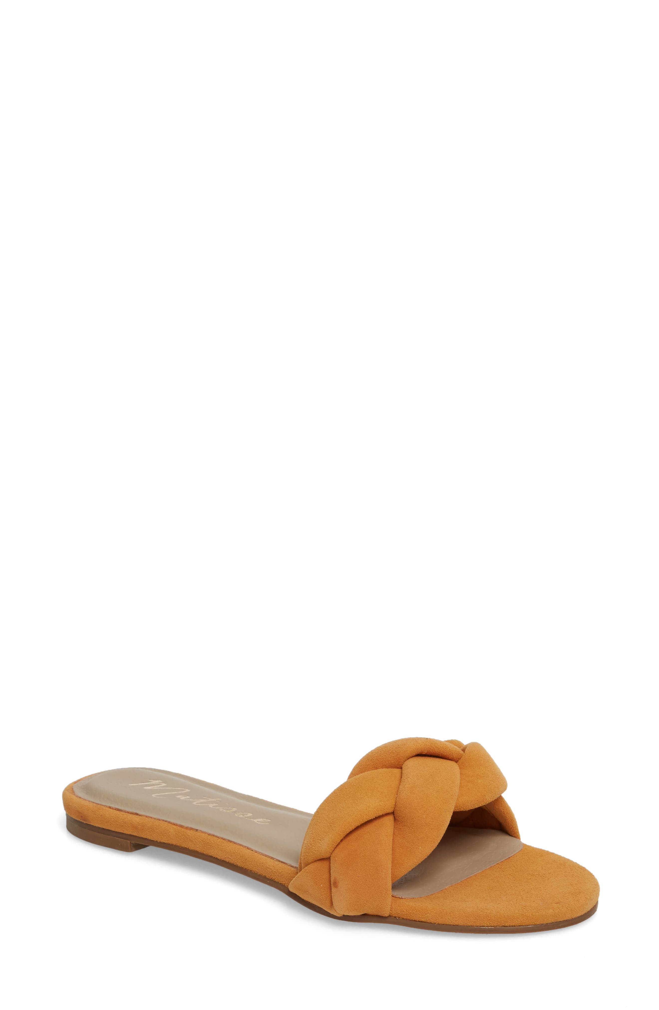 Matisse Georgie Slide Sandal, Yellow