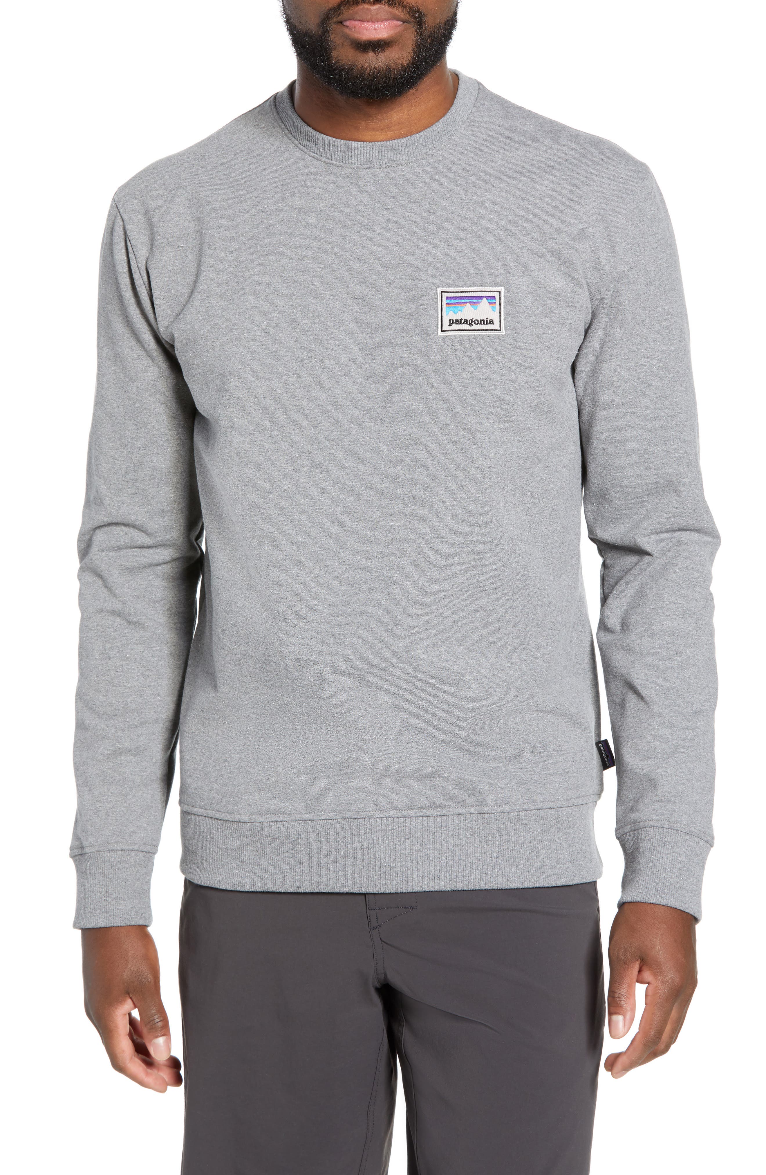 Patagonia Shop Sticker Patch Uprisal Crew Sweatshirt
