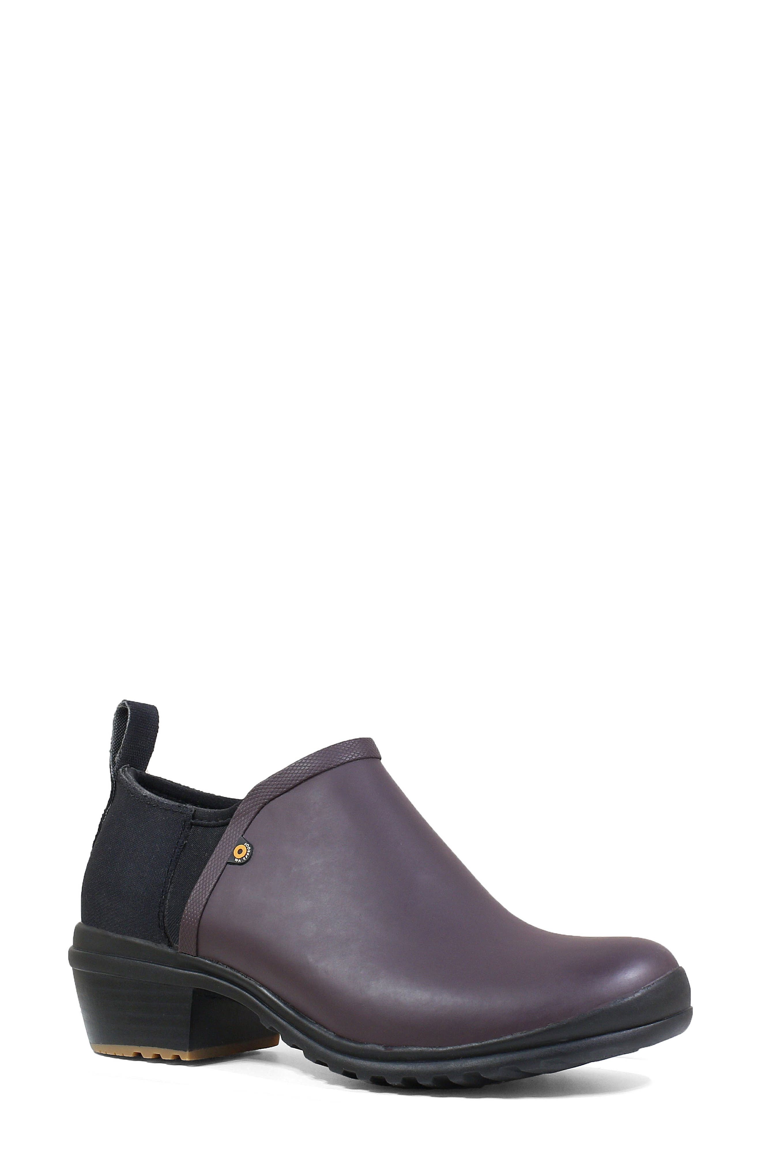 Bogs Vista Rain Ankle Waterproof Boot, Purple