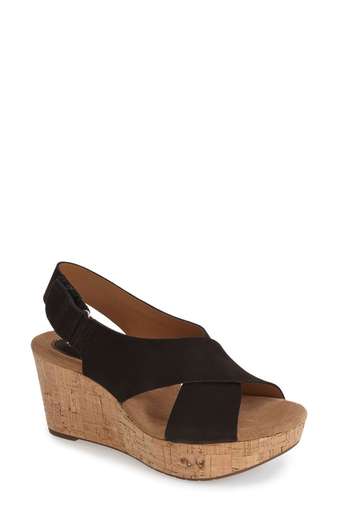 Clarks® 'Caslynn Shae' Wedge Sandal (Women) Nordstrom