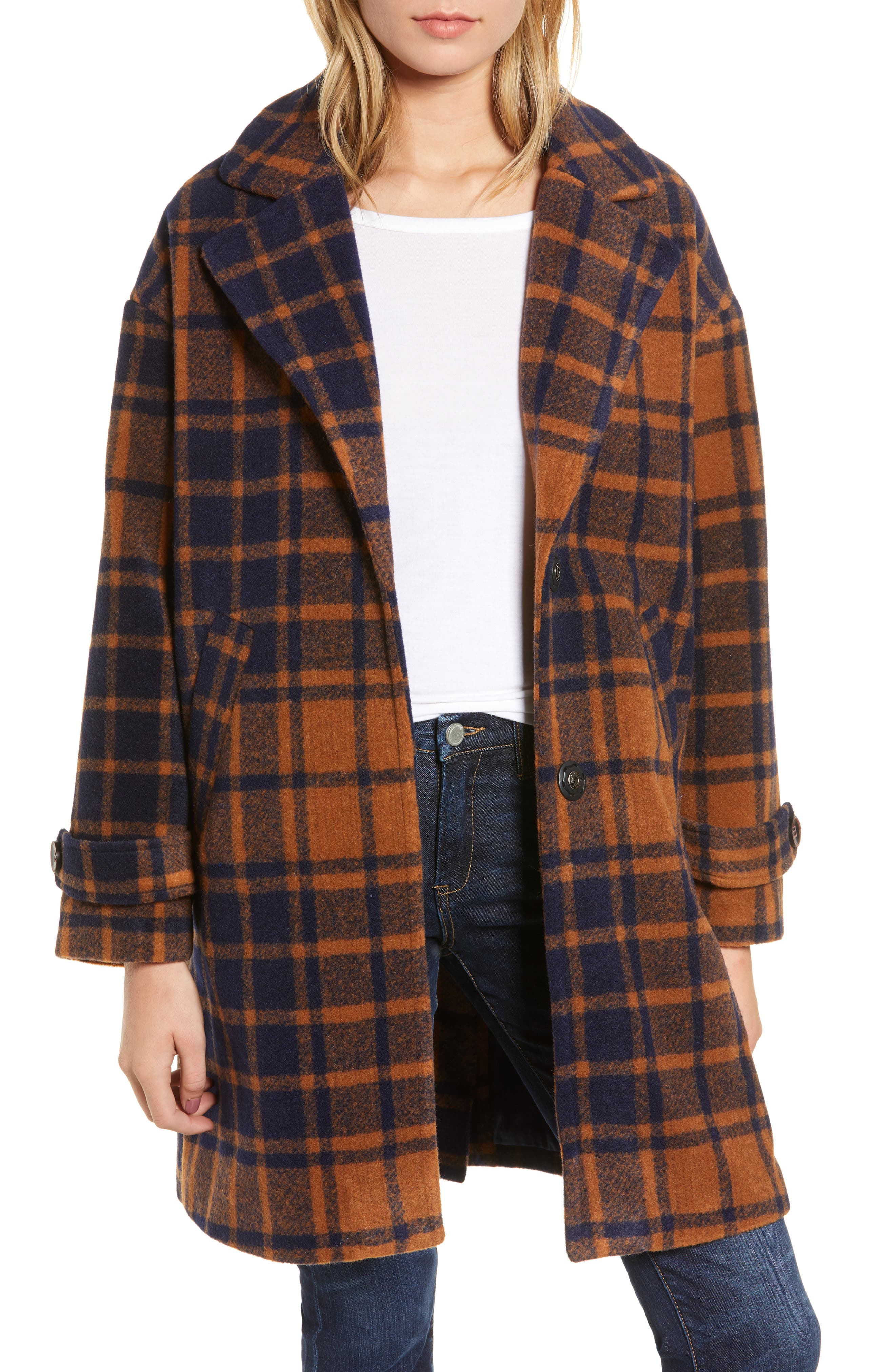 Heartloom Kai Long Coat, Orange